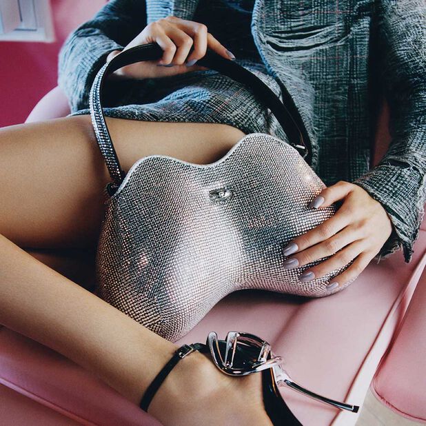 An image showcasing a new bag from the Diesel Spring Summer 2025 collection.