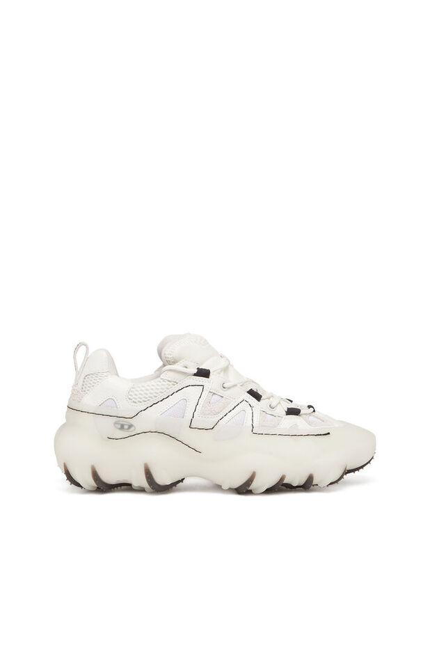 S-Prototype P1-Low-top sneakers with rubber overlay