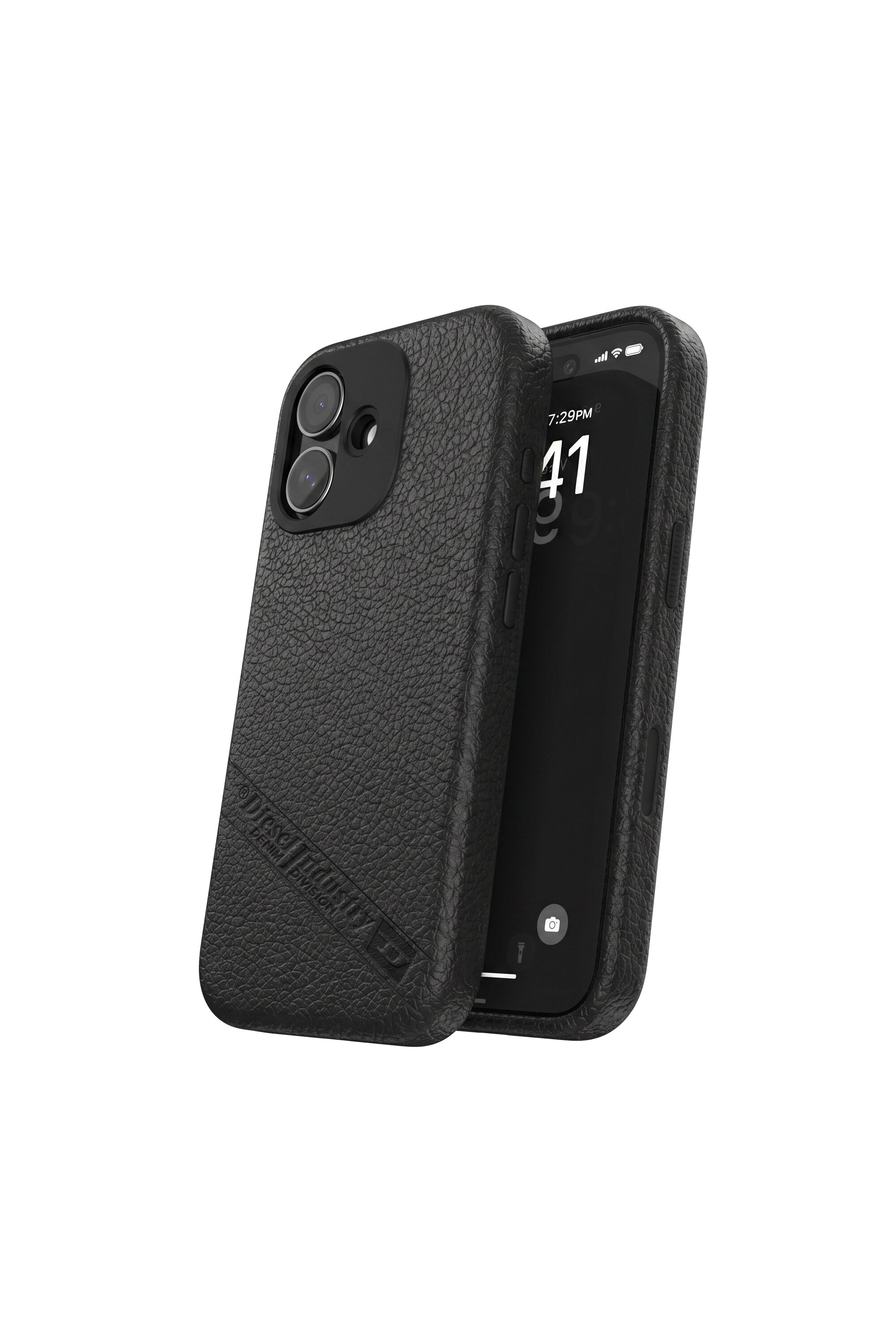 Diesel - 60640 MOULDED CASE, Unisex's Flag D case with MagSafe for iPhone 17 in Black - 3