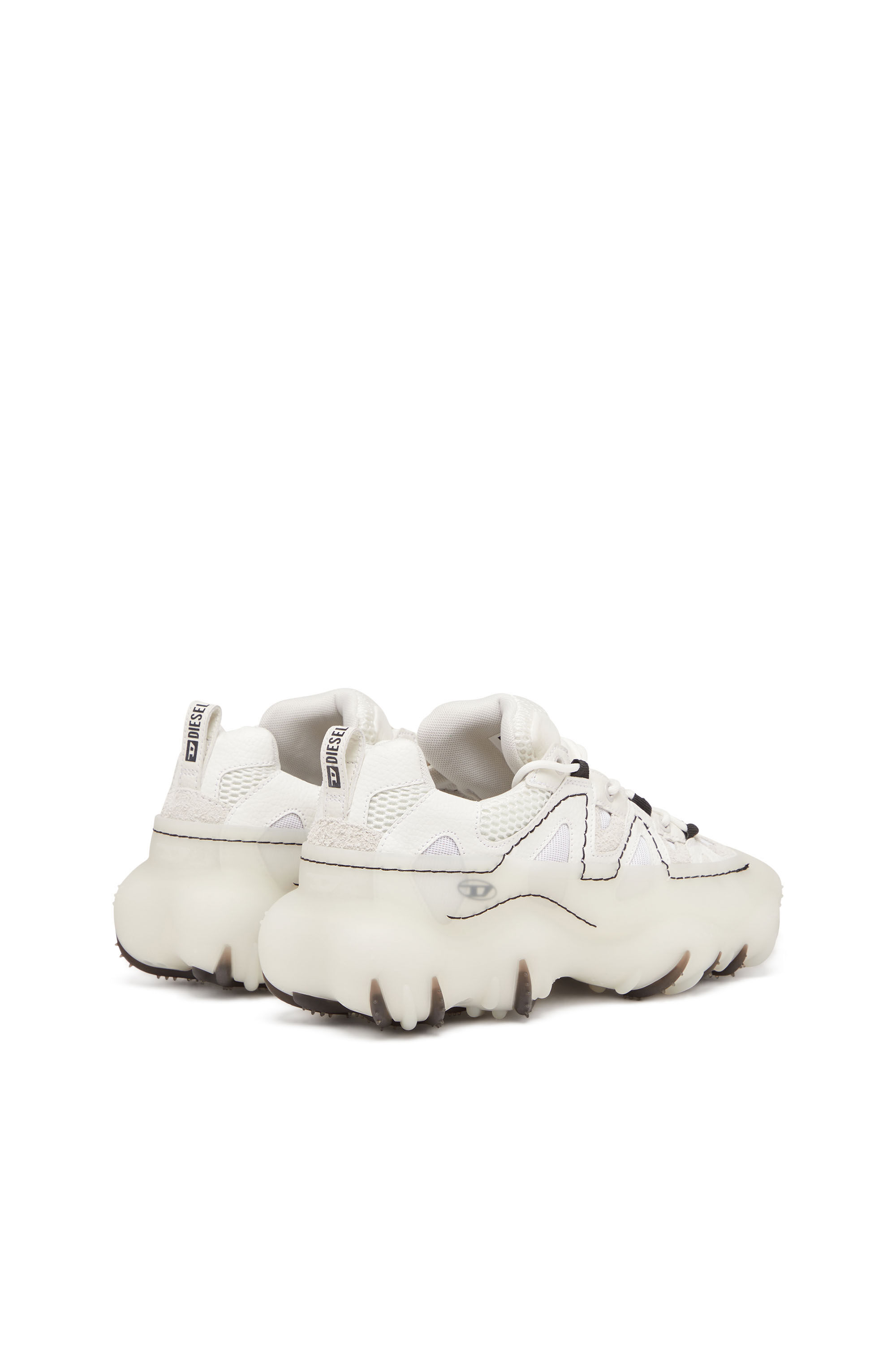 Diesel - S-PROTOTYPE P1, Man S-Prototype P1-Low-top sneakers with rubber overlay in White - Image 3