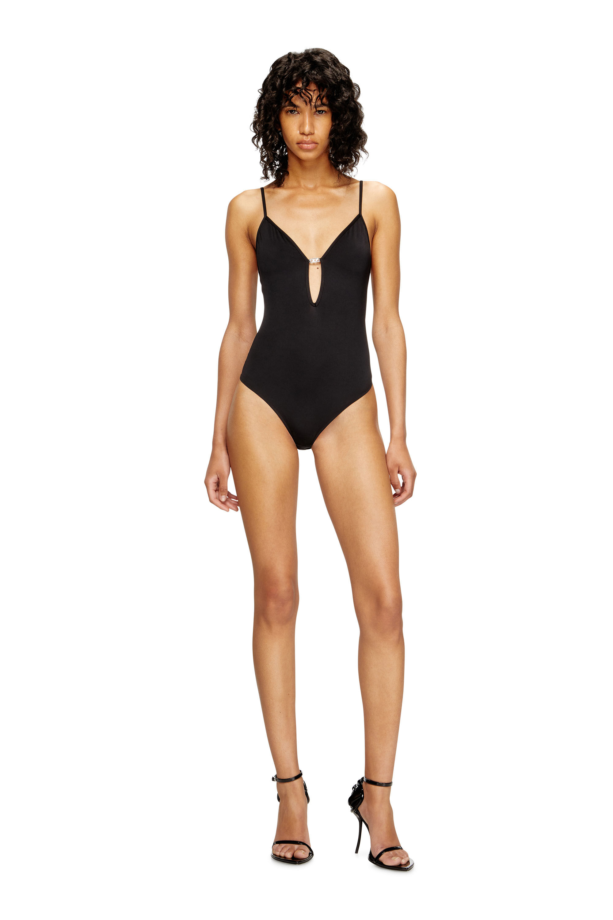 【送料&関税込】Diesel Ufby Oval-d Bodysuit Women's Oval D bodysuit | Black | Diesel