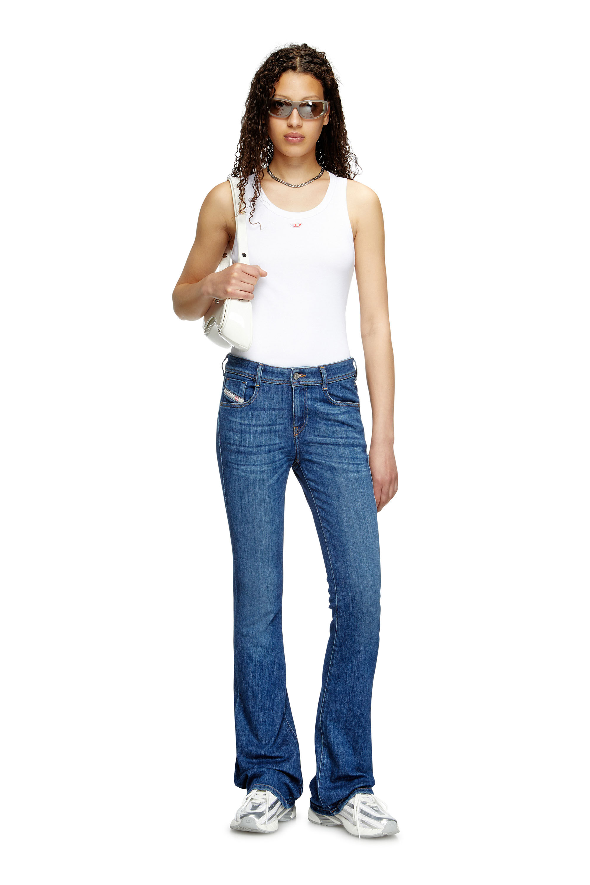 Diesel - Woman's Bootcut Jeans 1969 D-Ebbey 0DBDN, Black/Dark grey - 1