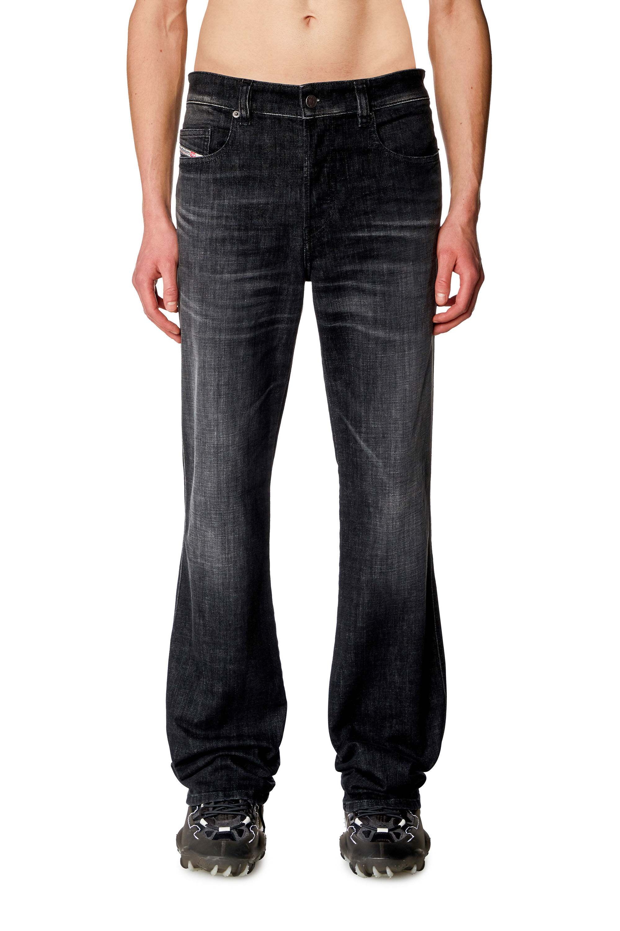 Men s Bootcut Jeans Black Dark grey Diesel 1998 D Buck