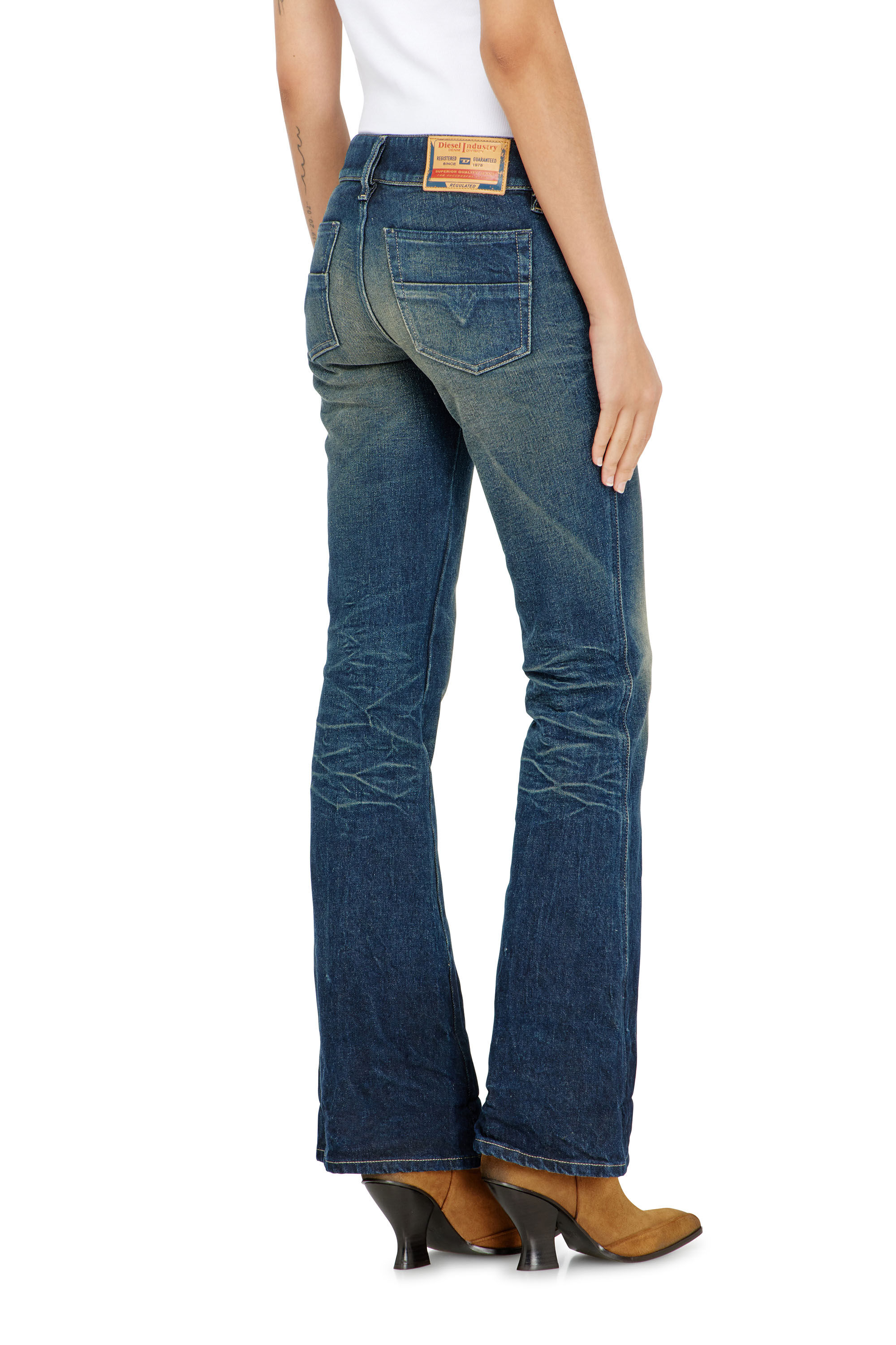 Diesel - Woman's Bootcut Jeans D-Hush 007EH, Dark Blue - 5