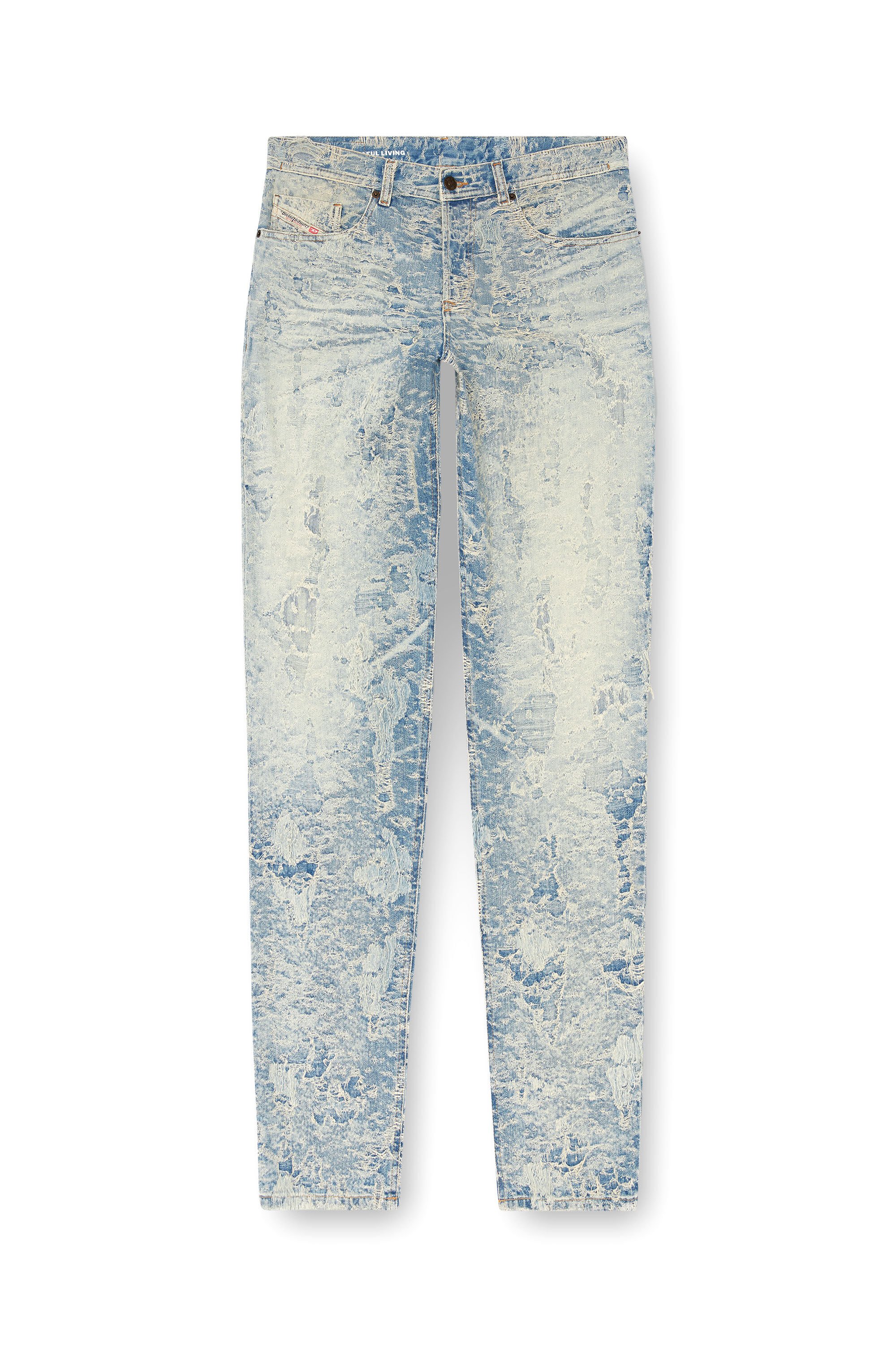 Diesel - Man Tapered Jeans 2023 D-Finitive 007Z7, Light Blue - Image 2