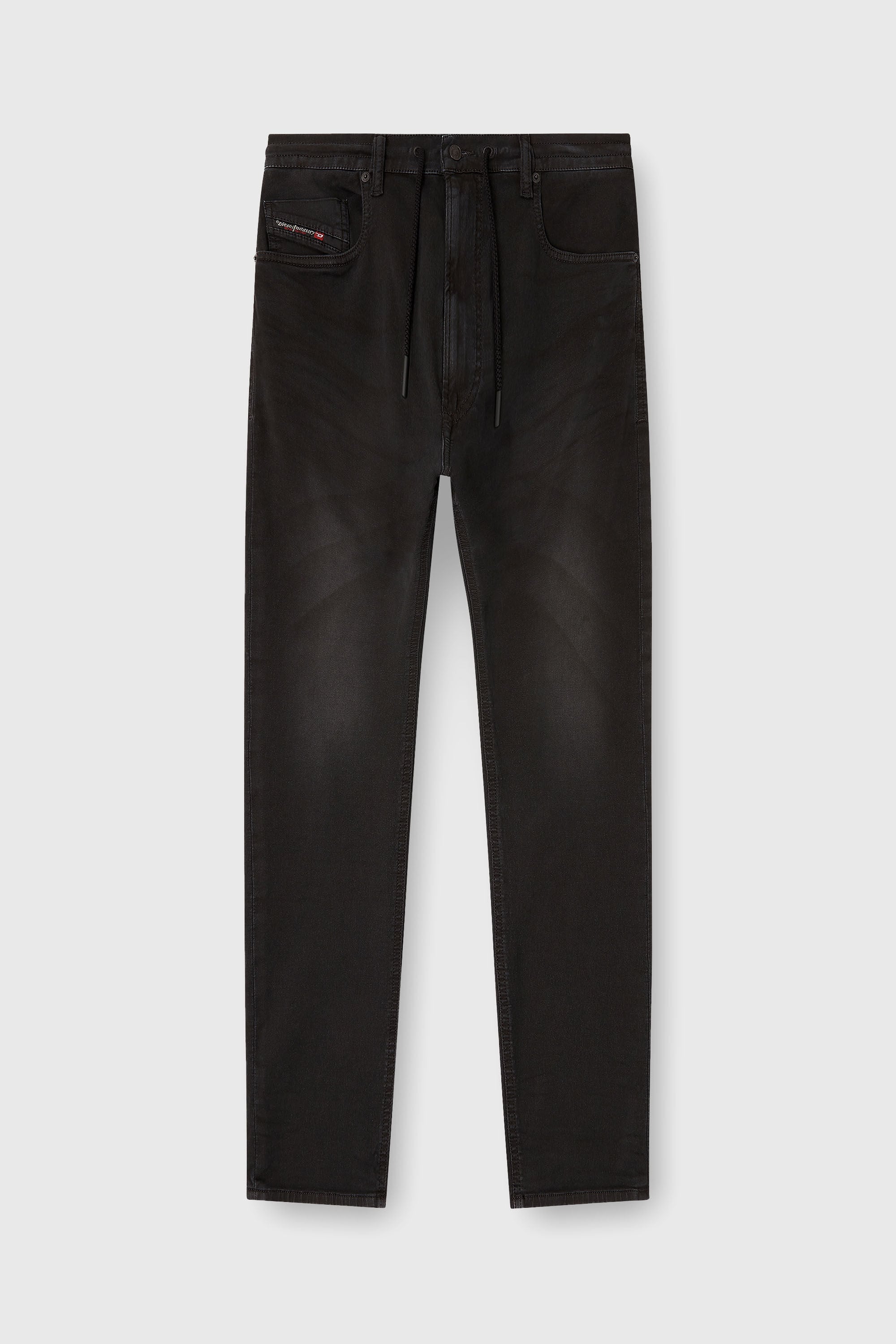 Diesel - Man's Regular 2032 D-Krooley Joggjeans&reg; 0670M, Black - 4