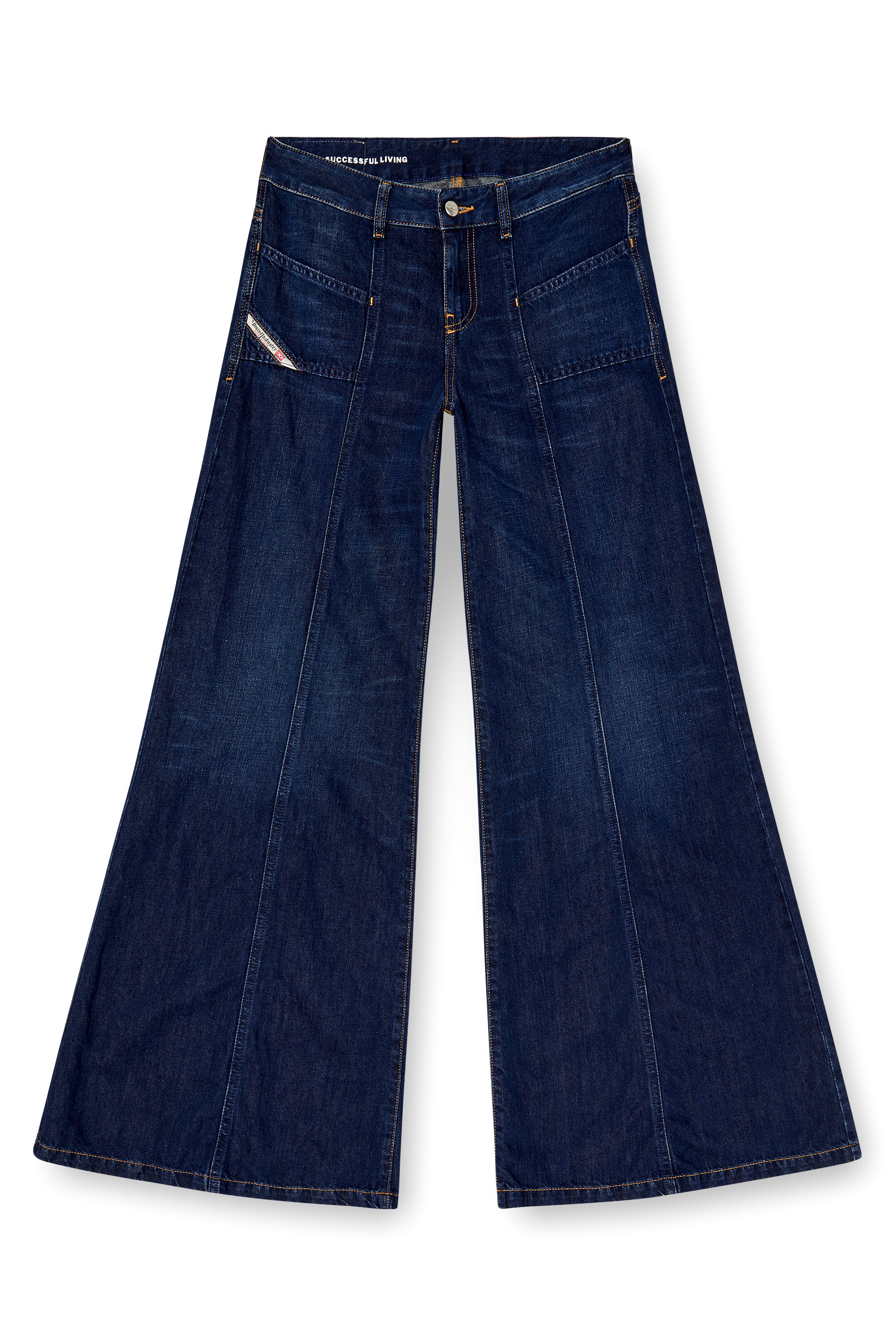 Diesel - Woman's Flare Jeans D-Akii 068RA, Dark Blue - 2