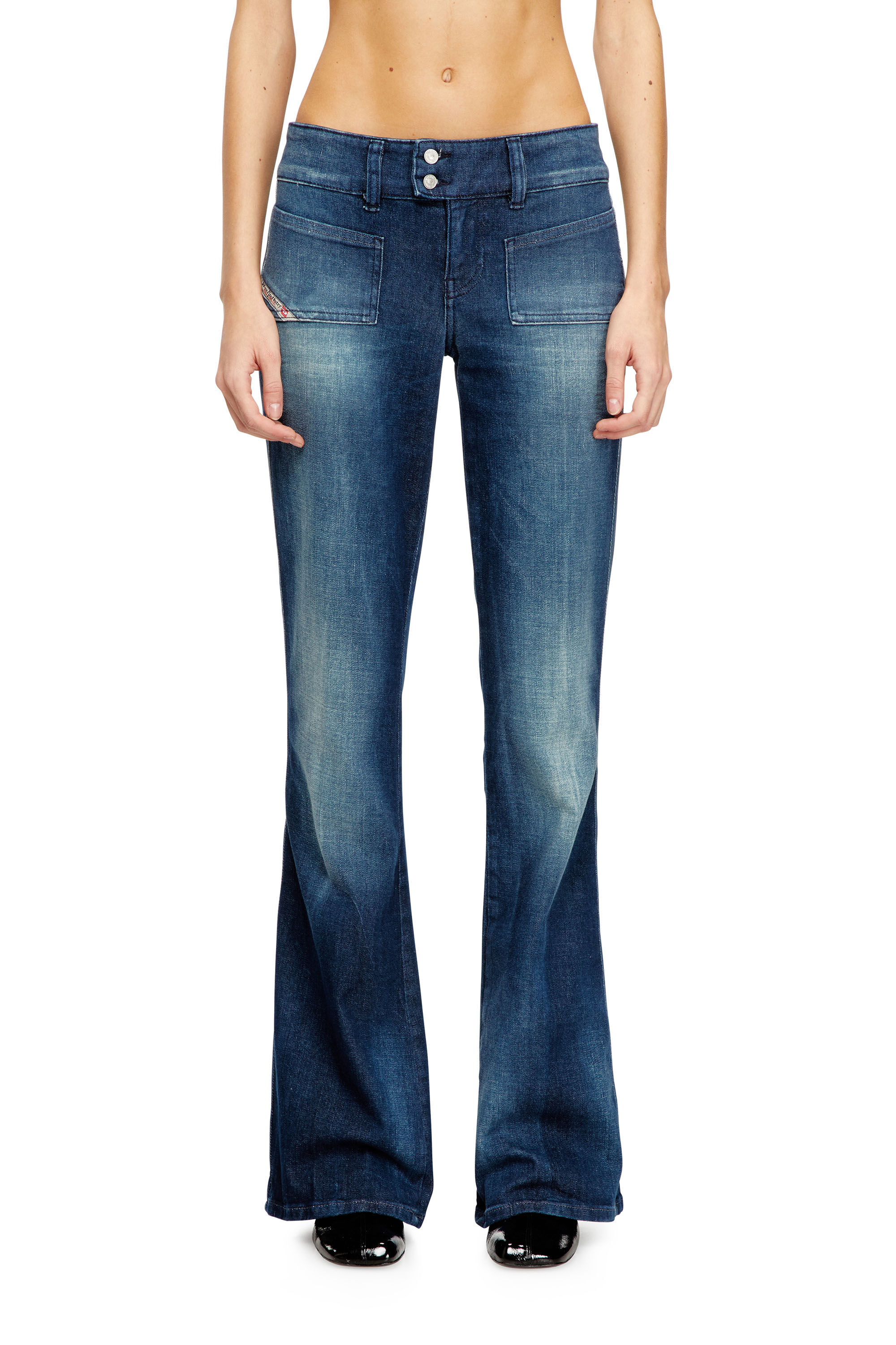 Diesel - Woman's Bootcut Jeans D-Hush 0ADBQ, Blue - 3