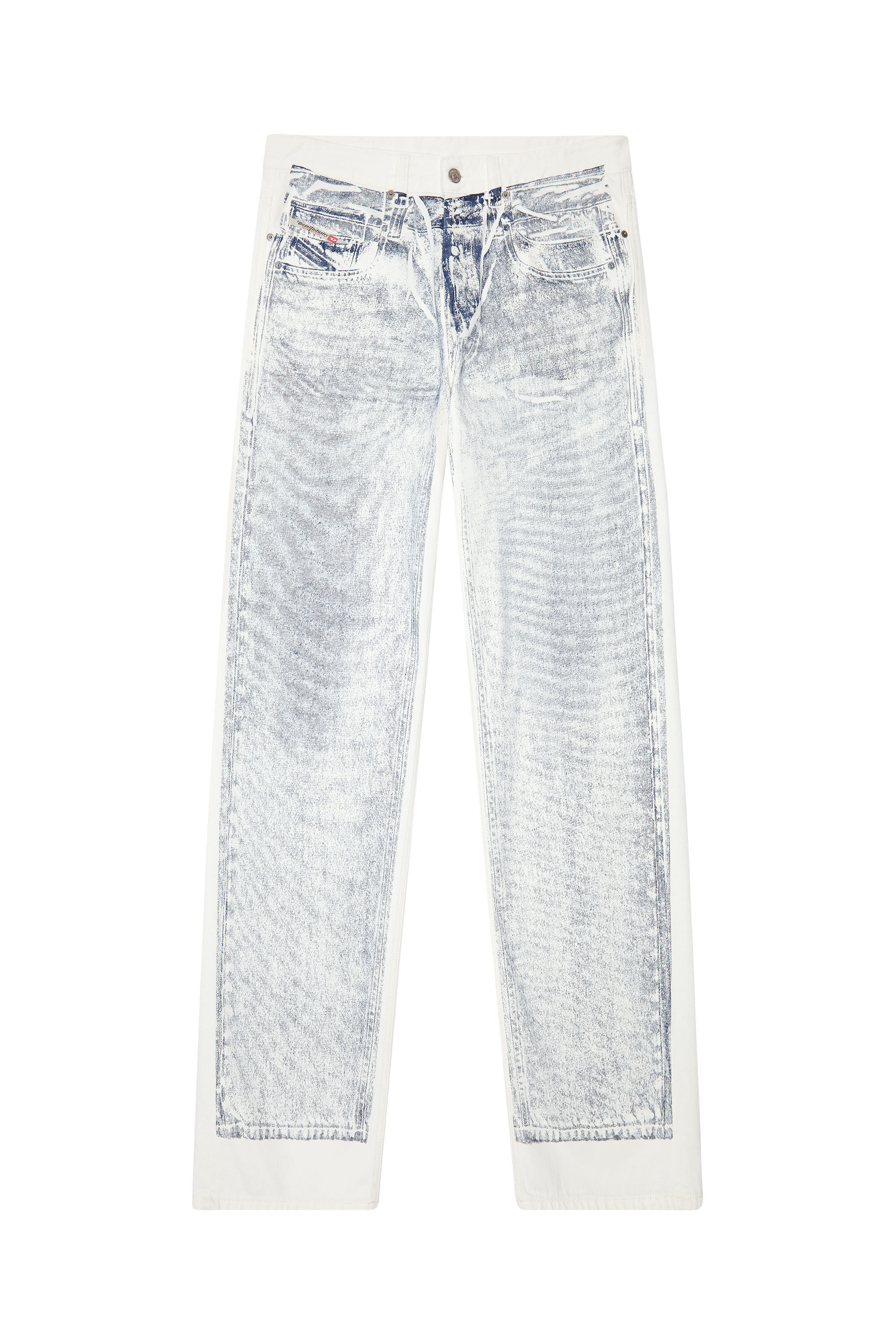 Diesel - Man Straight Jeans 2001 D-Macro 09I73, White - Image 2
