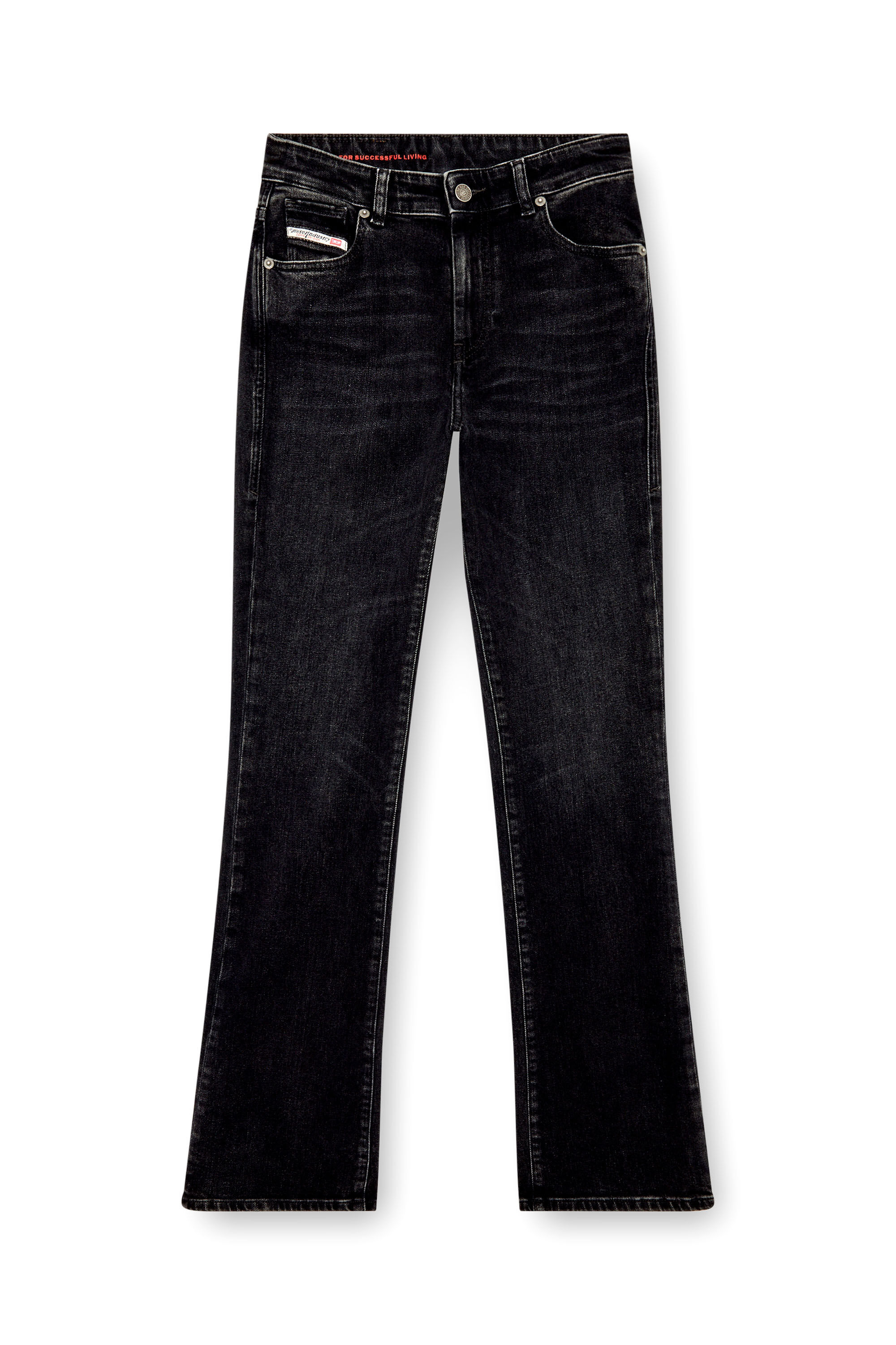 Diesel - Woman Bootcut and Flare Jeans 2003 D-Escription 09I30, Black/Dark grey - Image 2
