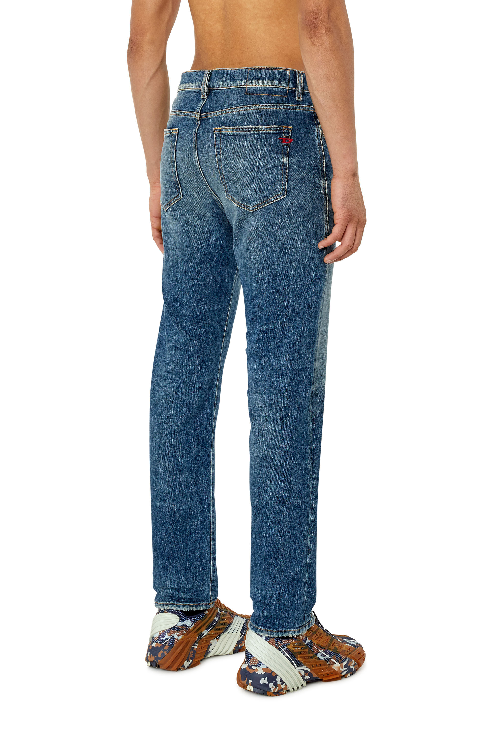 Diesel - Man Straight Jeans 2020 D-Viker 007L1, Medium blue - Image 4