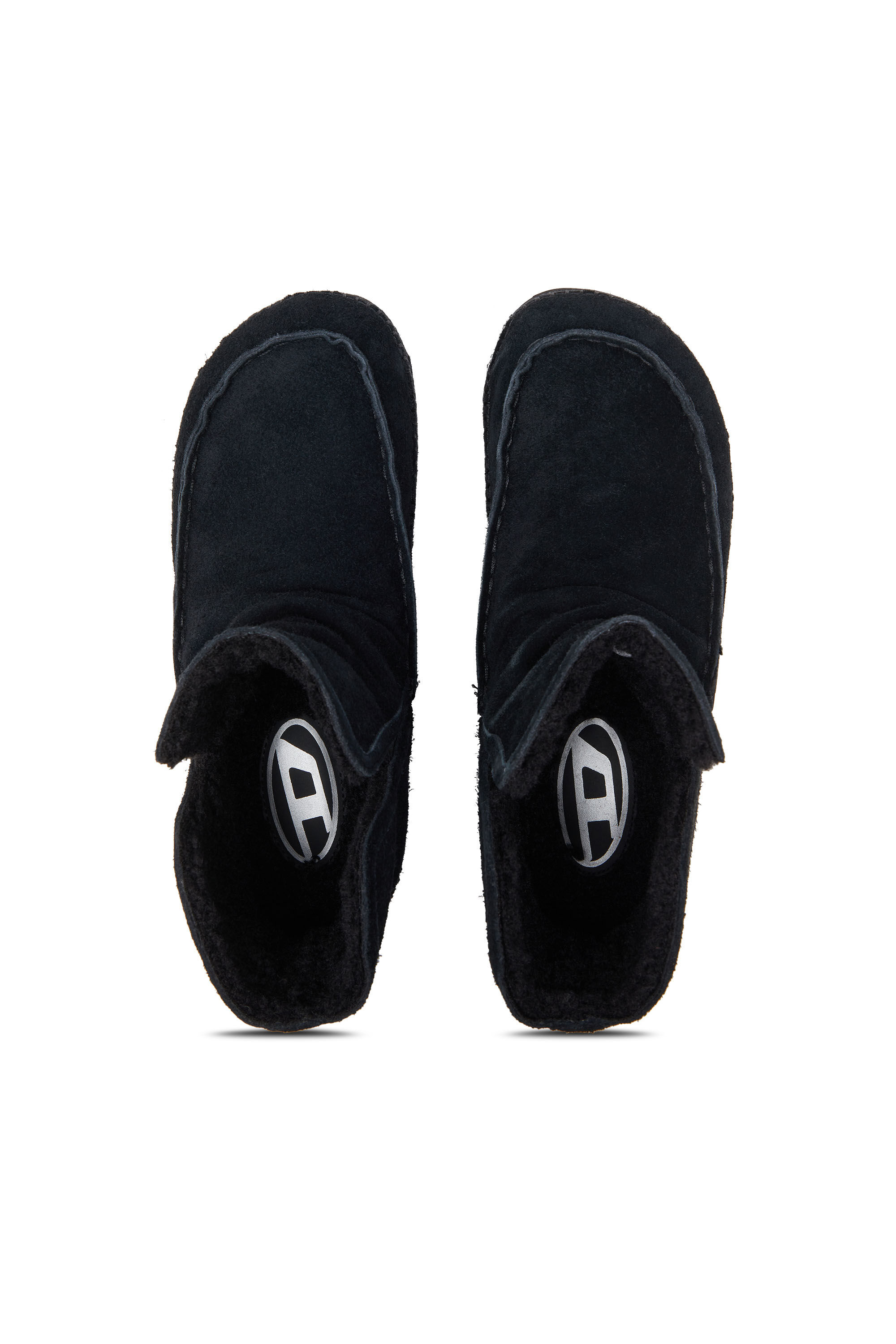 Diesel - D-LUKAS AKB, Man's D-Lukas - Leather ankle boots with internal lining in Black - 4