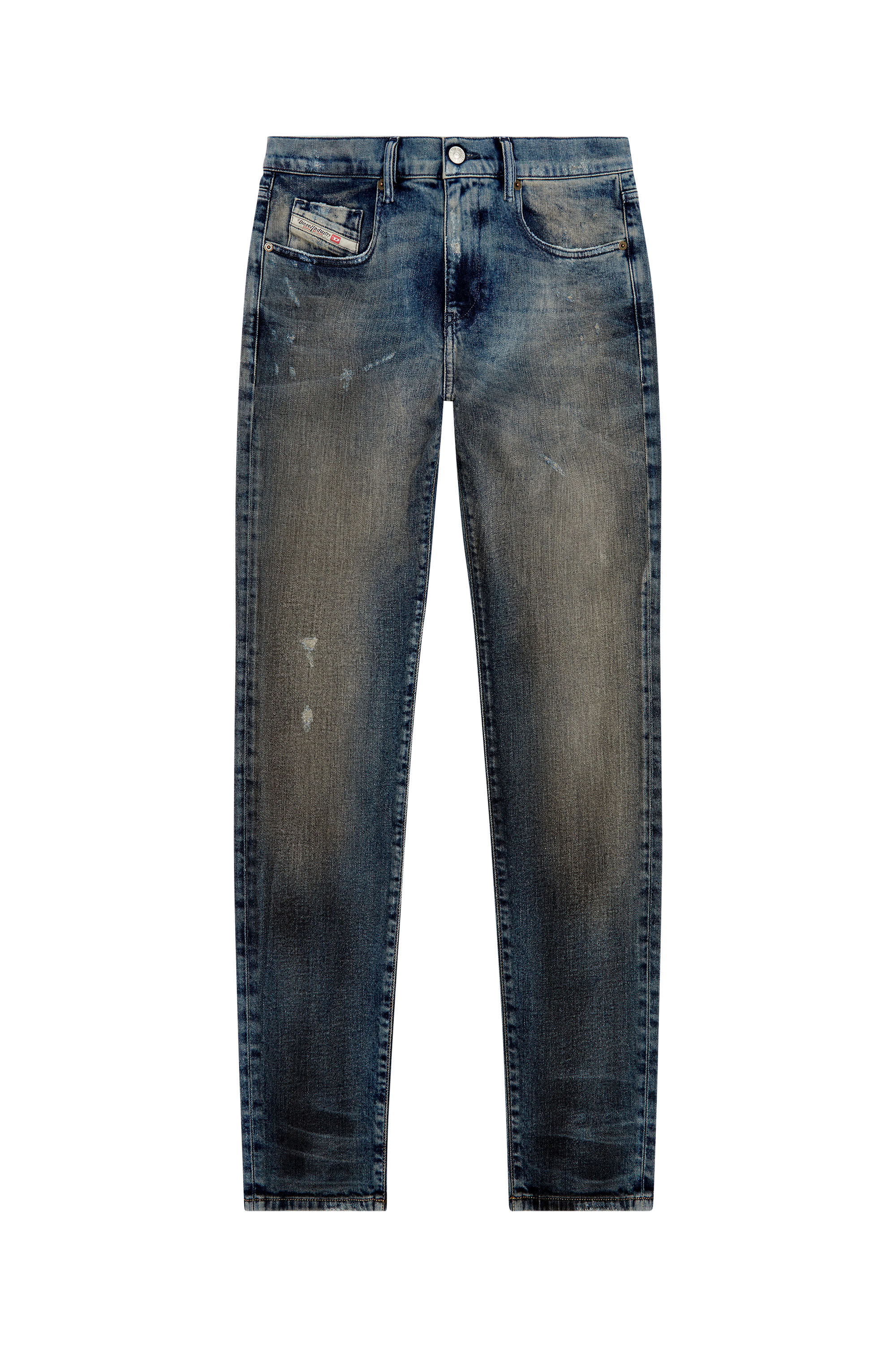 Diesel - Man Slim Jeans 2019 D-Strukt 09H54, Dark Blue - Image 2