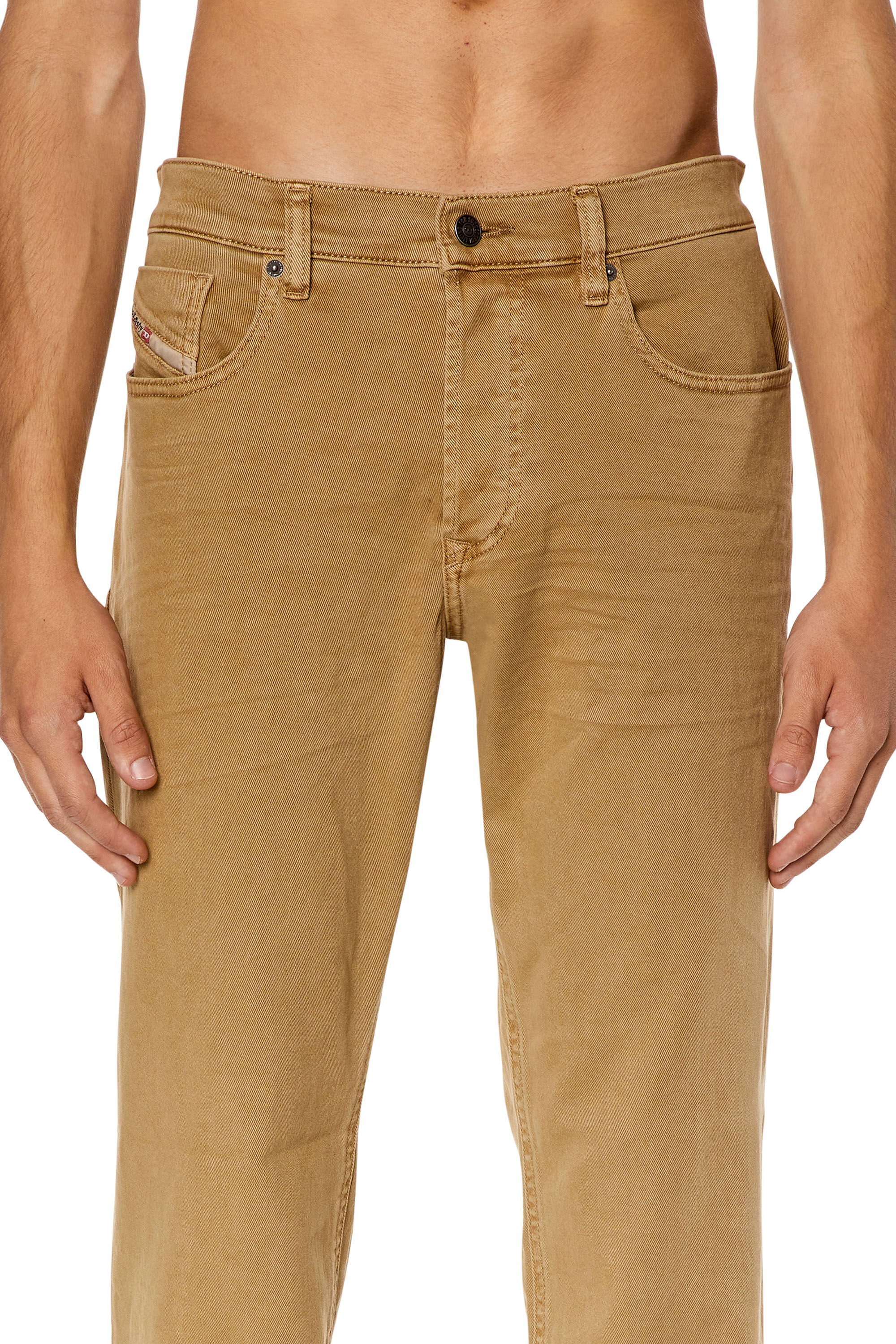 Diesel - Man Tapered Jeans 2023 D-Finitive 0QWTY, Light Brown - Image 5