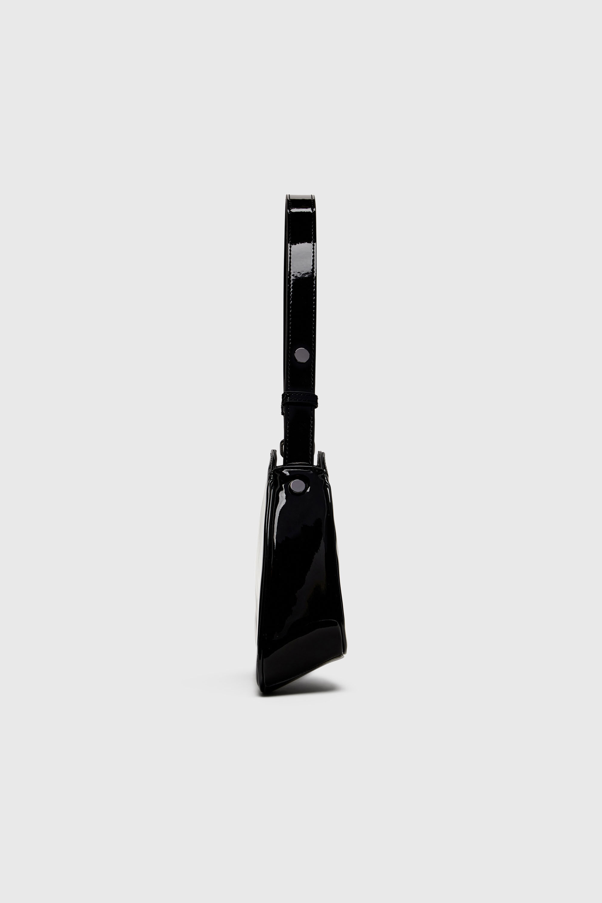 Diesel - PLAY SHOULDER, Woman's Play-Glossy shoulder bag in Black - 5