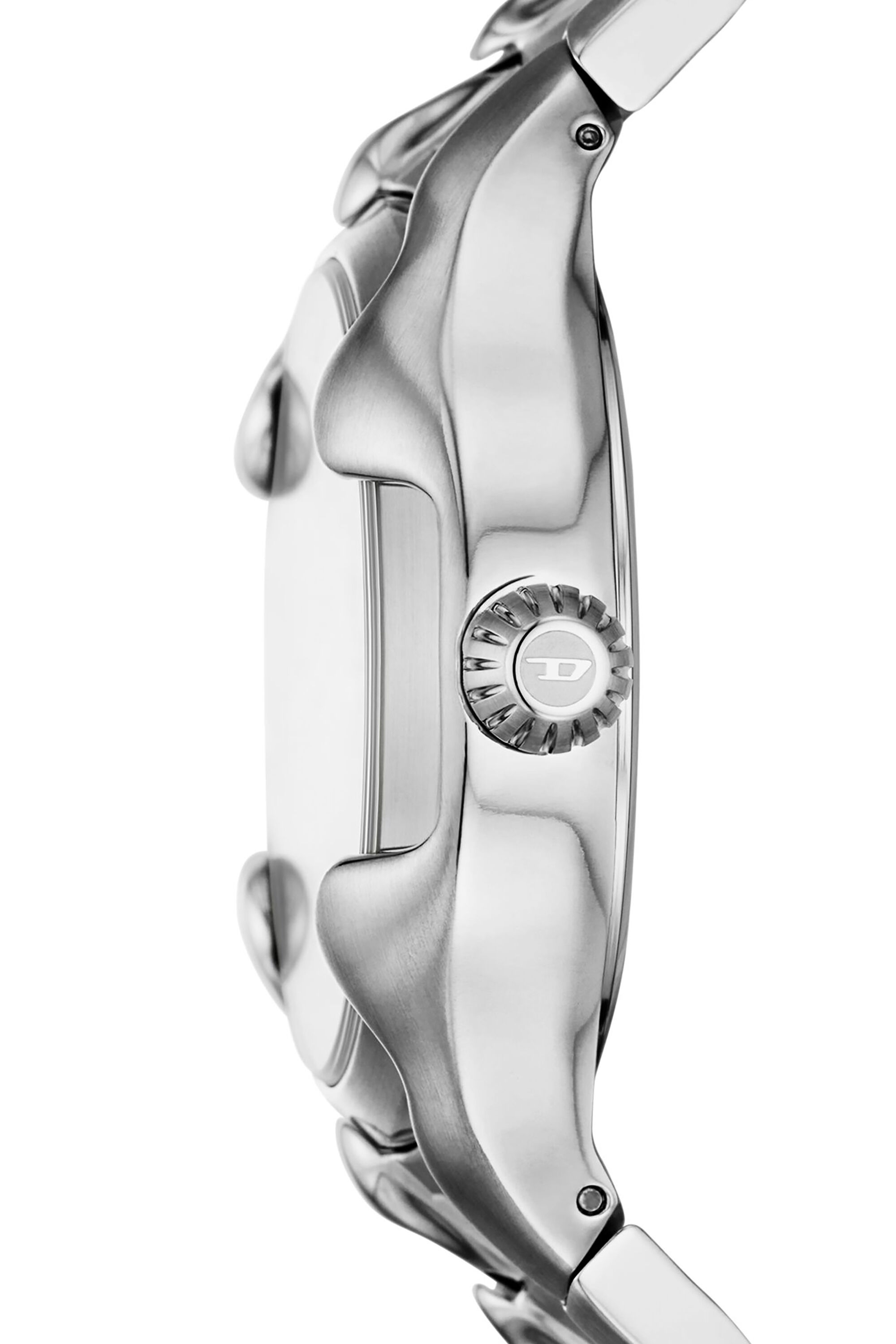 Men's Vert Three-Hand Date Stainless Steel Watch | Silver | Diesel TH