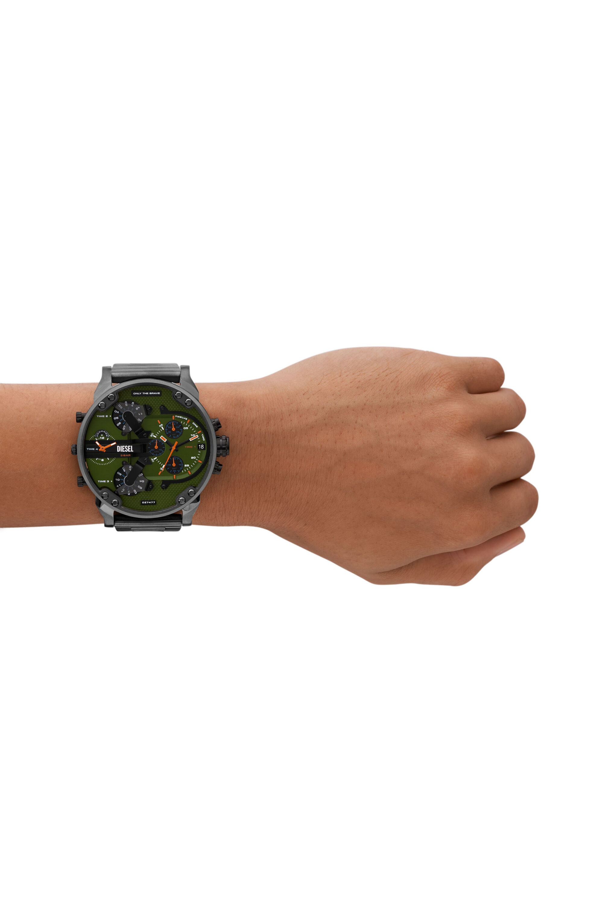 Green cheap diesel watch