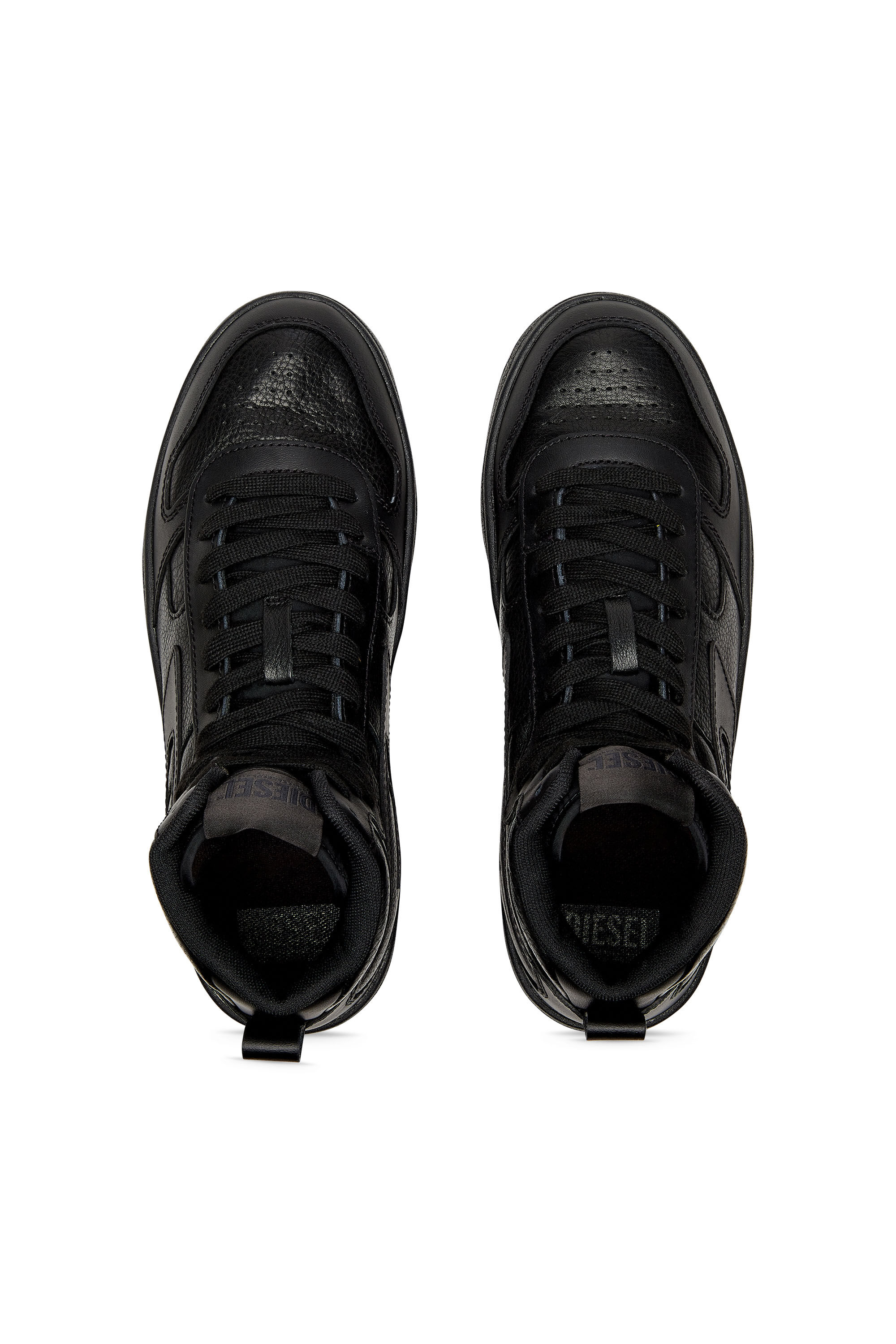 Diesel - S-UKIYO V2 MID, Man S-Ukiyo V2 Mid - High-top sneakers with D branding in Black - Image 4