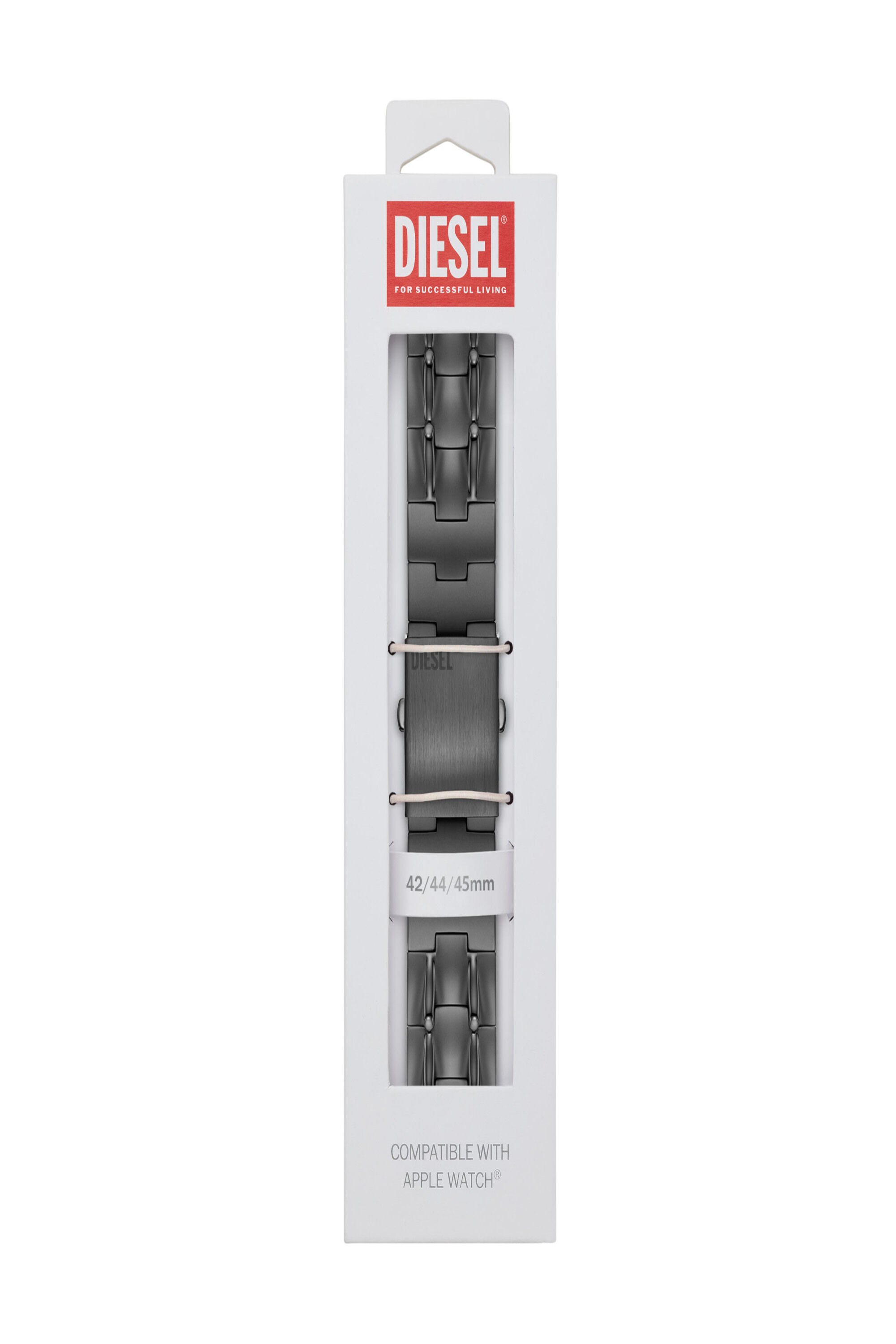 Diesel - DSS0015, Unisex stainless steel Band for Apple watch®, 42/44/45mm in Grey - Image 2