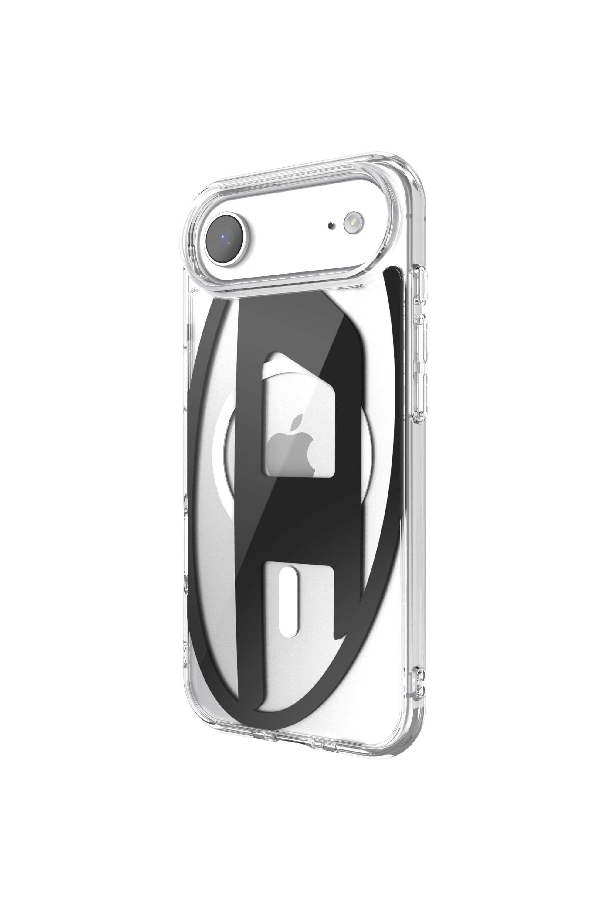 Diesel - 60416 AOP CASE, Unisex's Oval D metallic case with magsafe for iPhone 17 Air in Black - 4