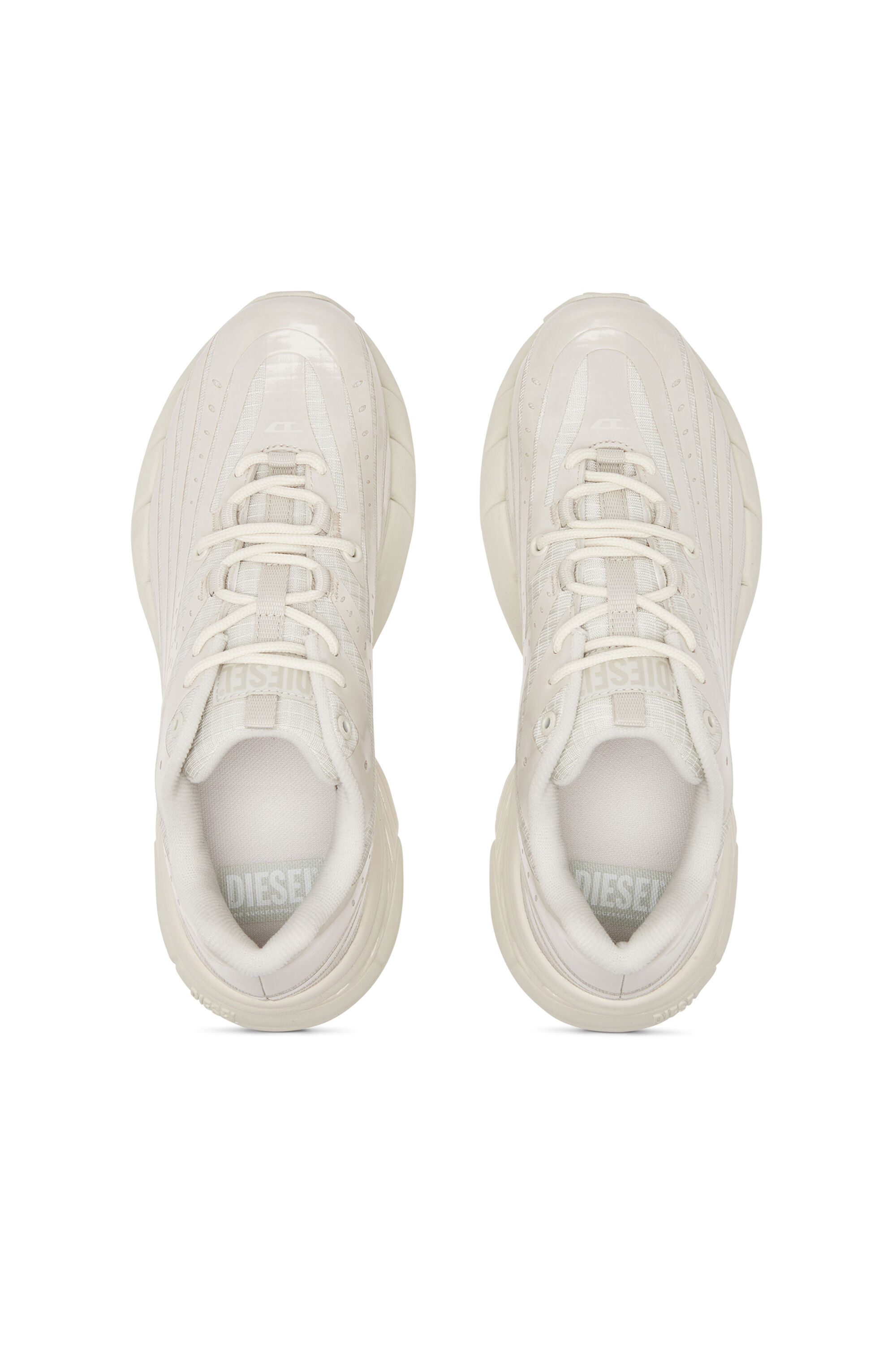 Diesel - D-AIRSPEED LOW W, Woman's D-Airspeed Low-Monochrome sneakers with pearly coating in White - 4