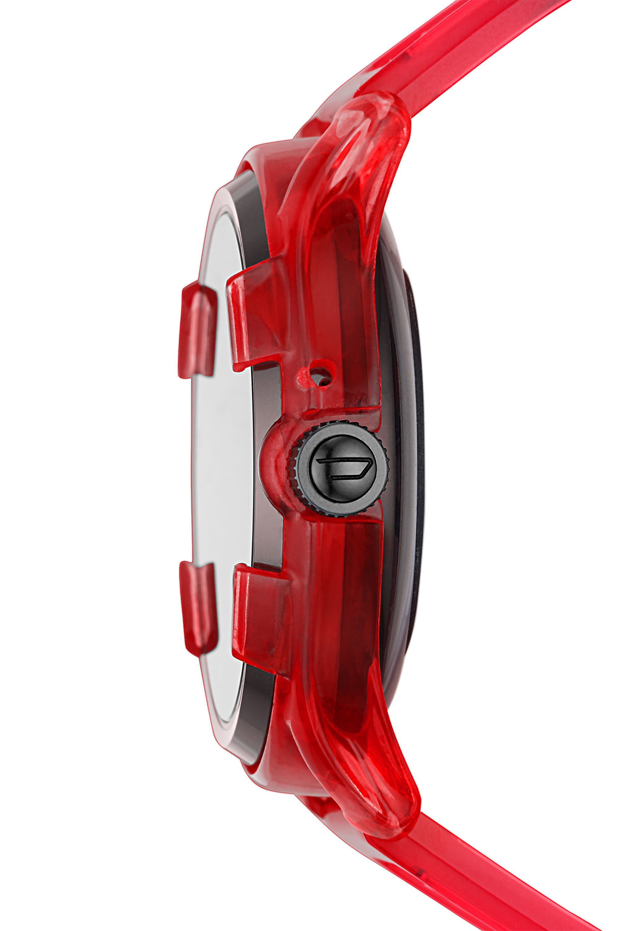 Diesel - DT2019, Man Diesel On Fadelite Smartwatch - Red Transparent in Red - Image 3