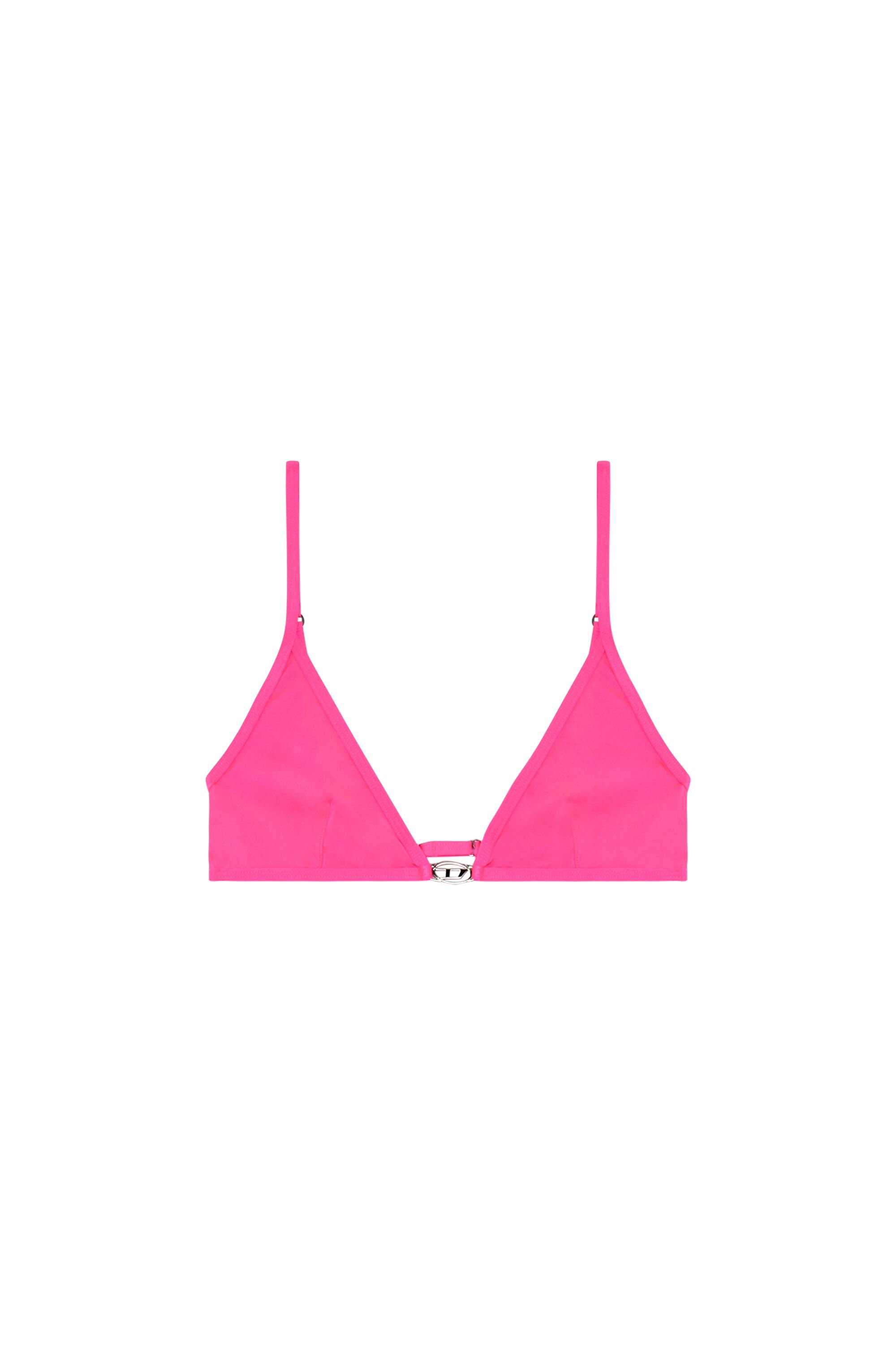 Diesel - UFSB-MARLYN, Woman Triangle bra with metal Oval D in Pink - Image 2