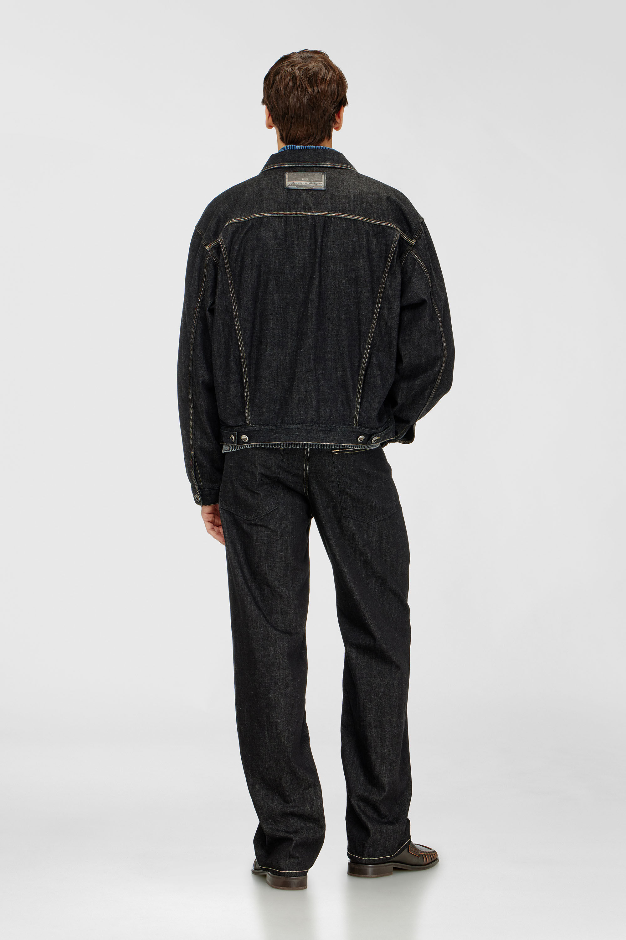 Diesel - Man's Relaxed Jeans 2001 D-Macro 09R42, Black/Dark grey - 3