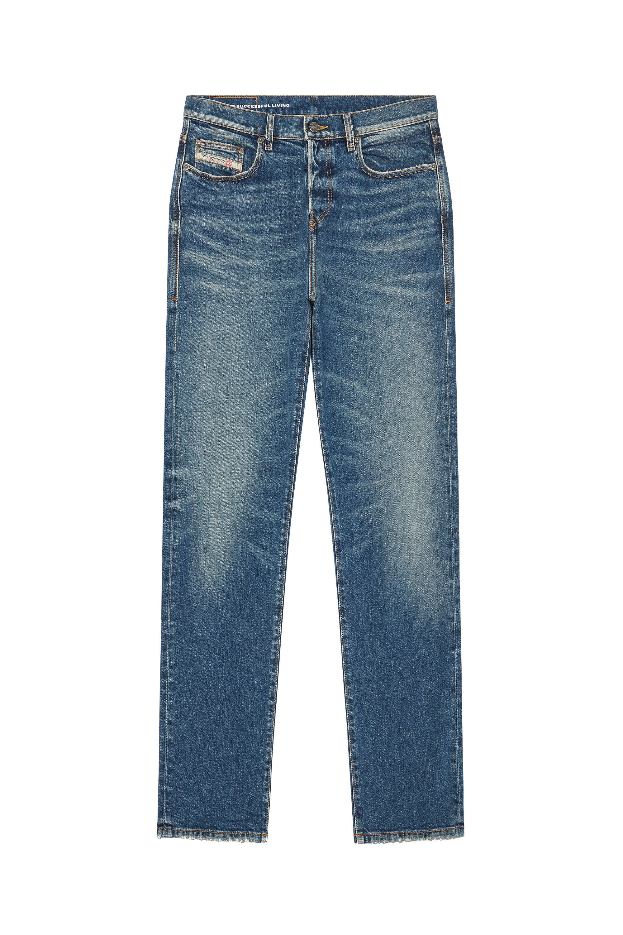Diesel - Man Straight Jeans 2020 D-Viker 007L1, Medium blue - Image 2