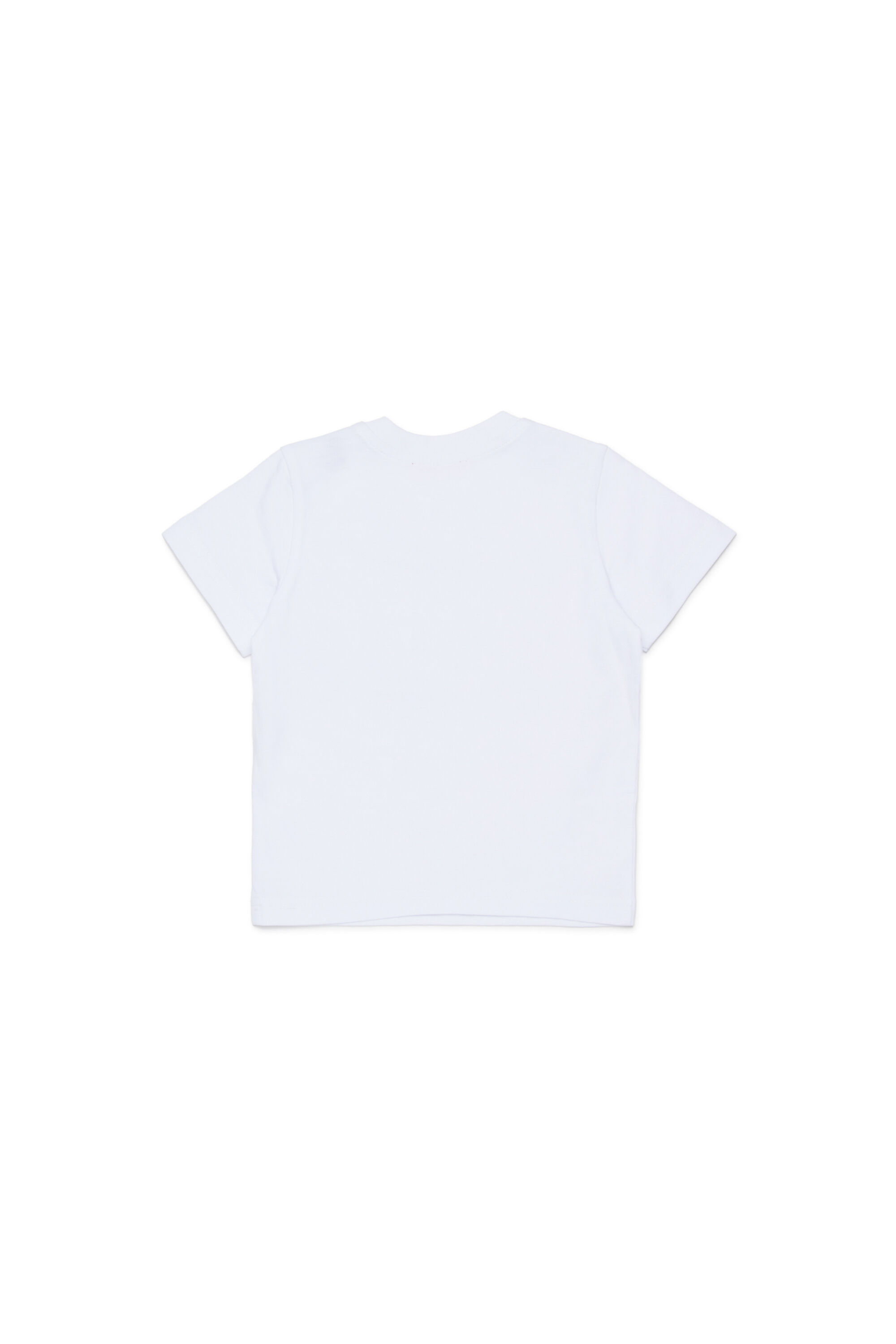 Diesel - TOLPYB, Unisex's Cotton T-shirt with logo in White - 2