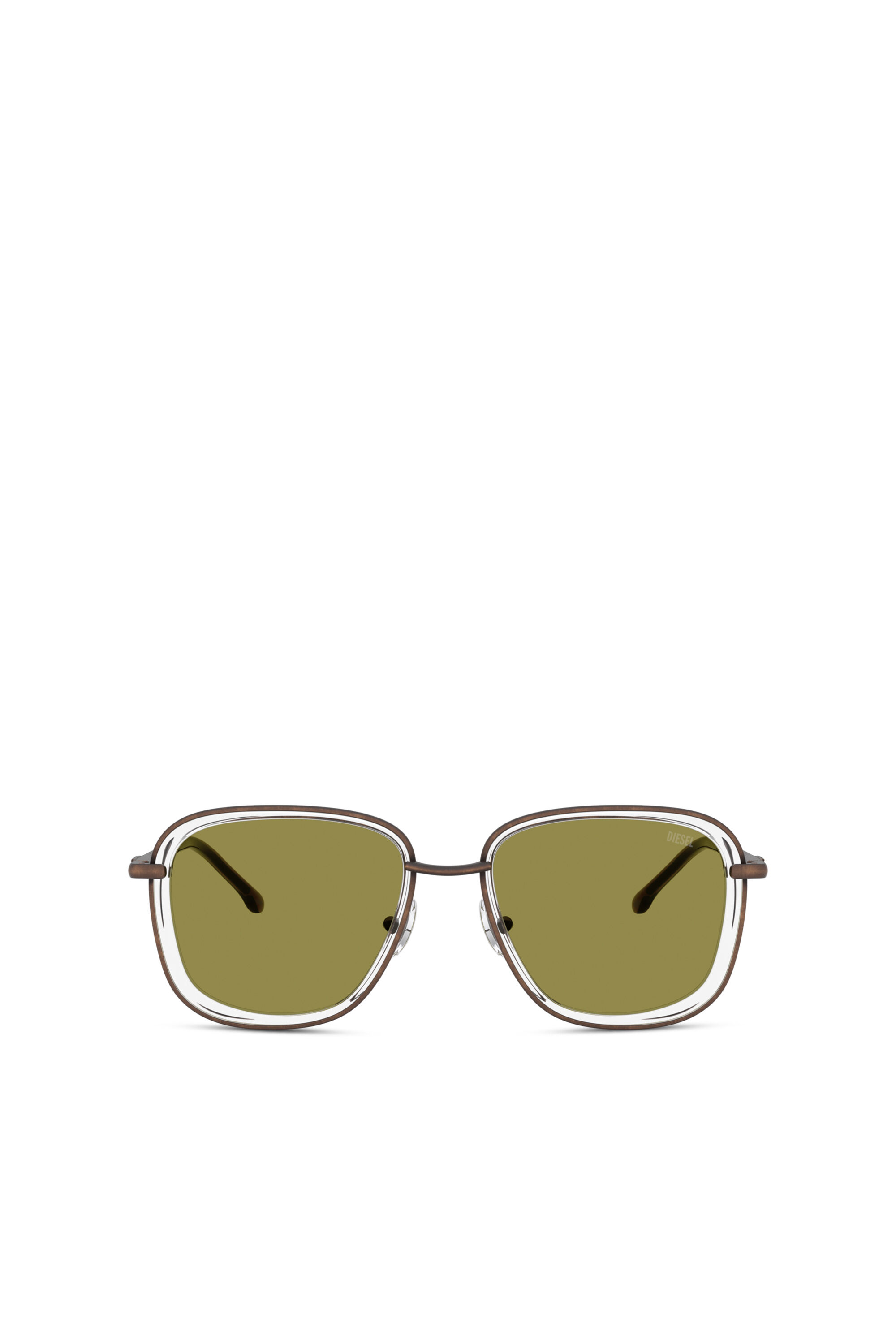 Diesel - 0DL1017, Unisex's Square sunglasses in Green - 1