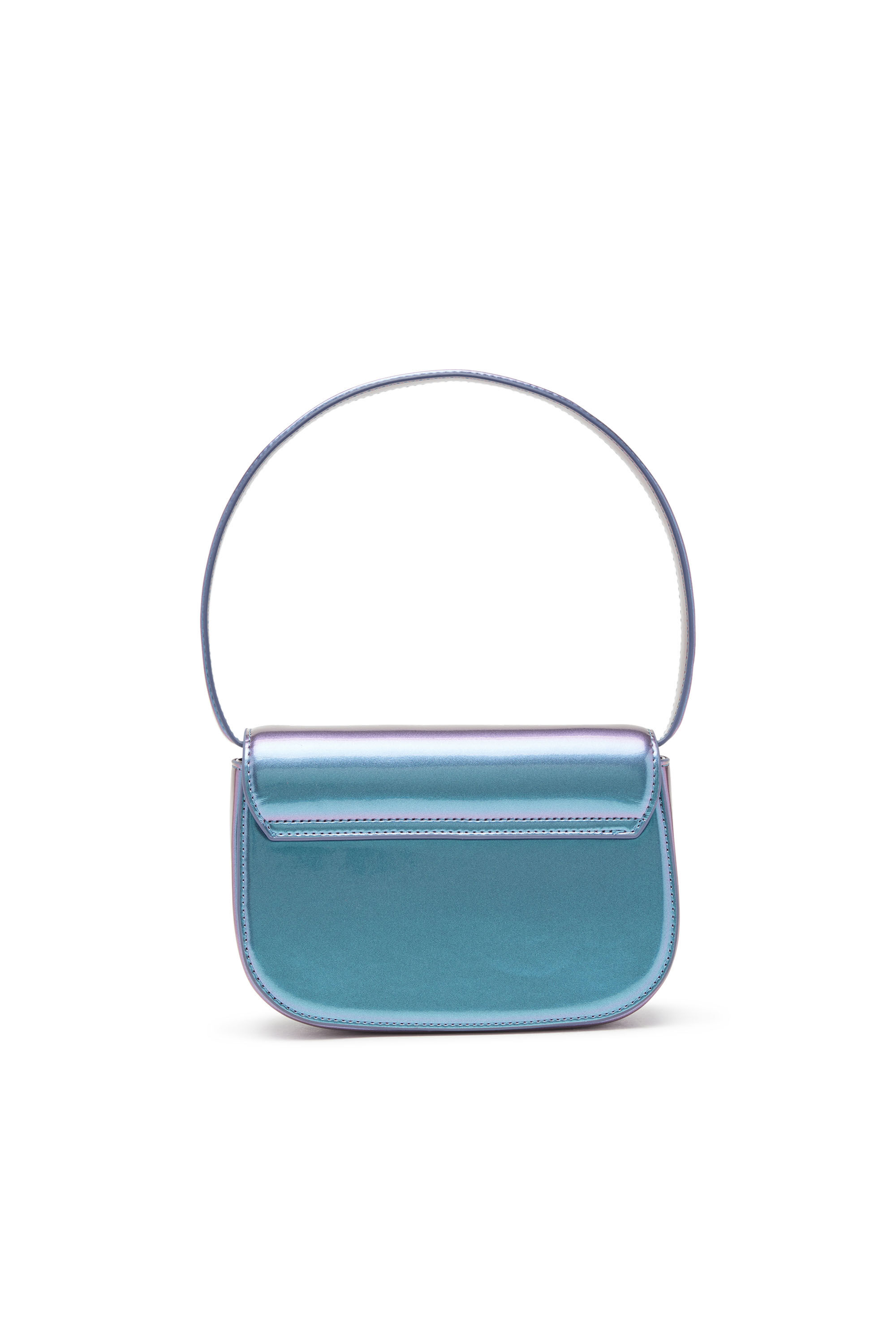 Diesel - 1DR, Woman 1DR-Iconic shoulder bag with iridescent effect in Blue - Image 3