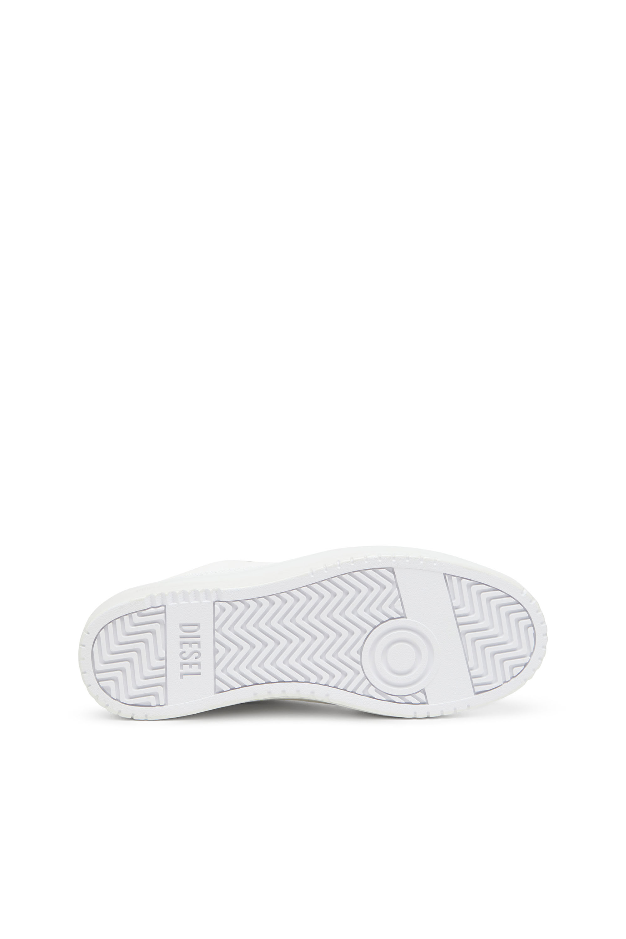 Diesel - S-TRACKER-D LOW, Man's S-Tracker-D-Silicone-dipped leather sneakers in White - 5