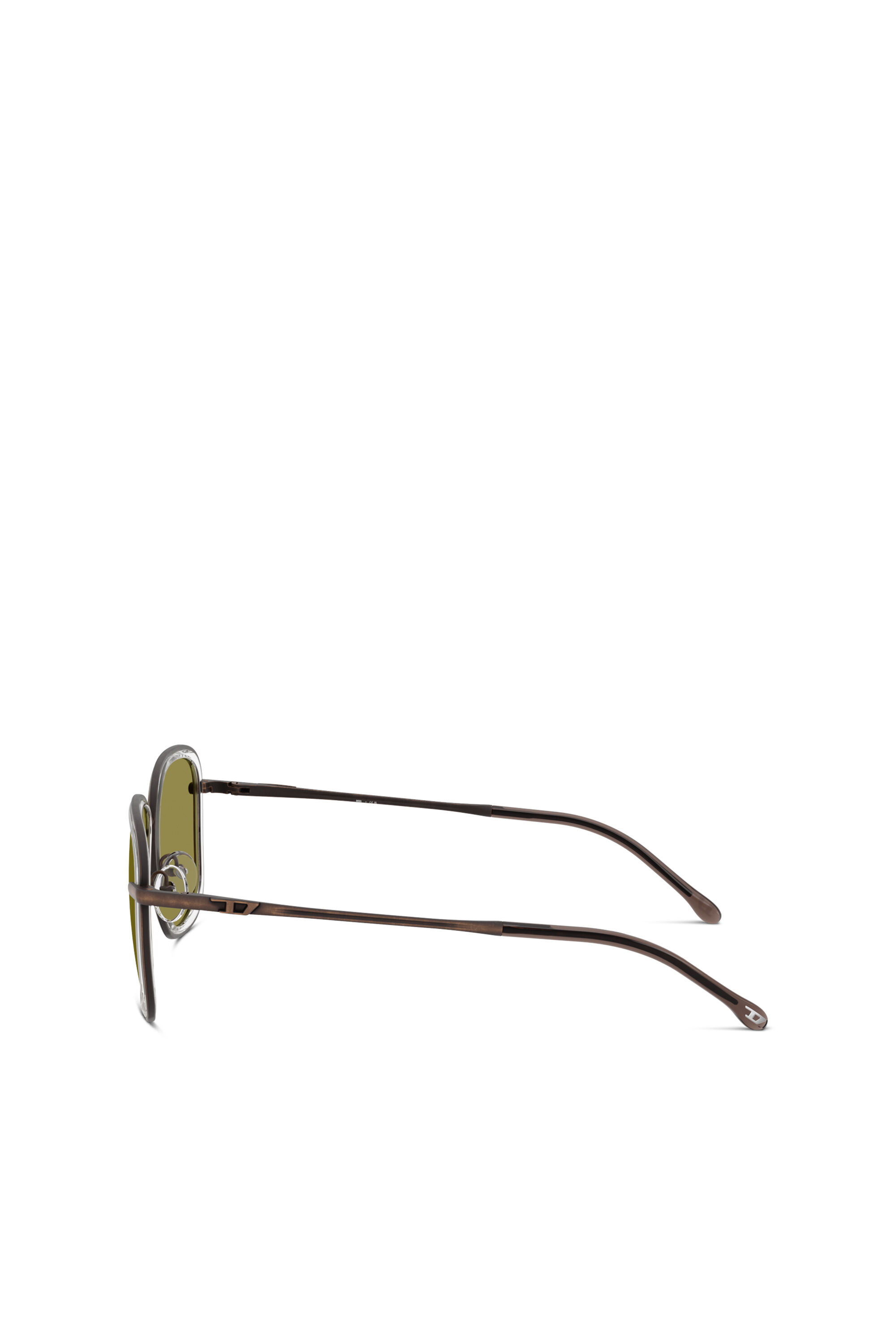 Diesel - 0DL1017, Unisex's Square sunglasses in Green - 2