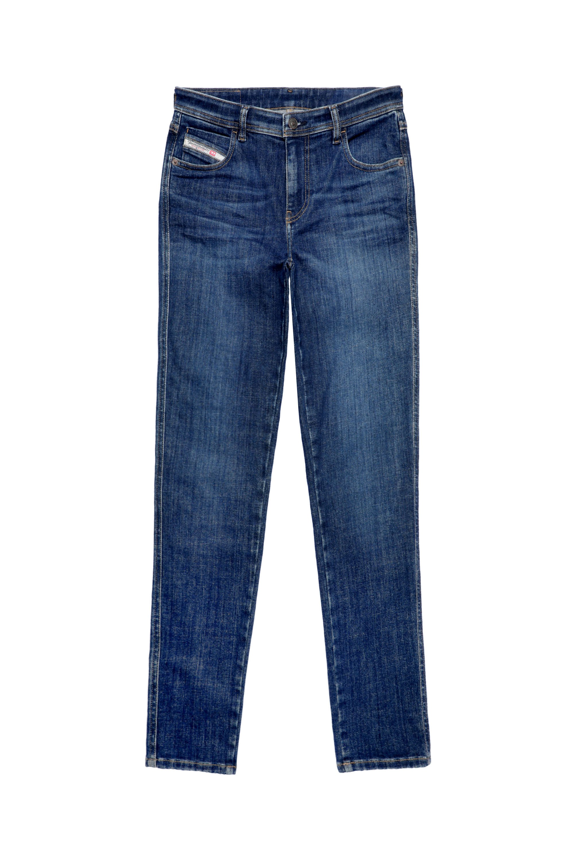 Diesel - Woman Skinny Jeans 2015 Babhila 09C58, Dark Blue - Image 2