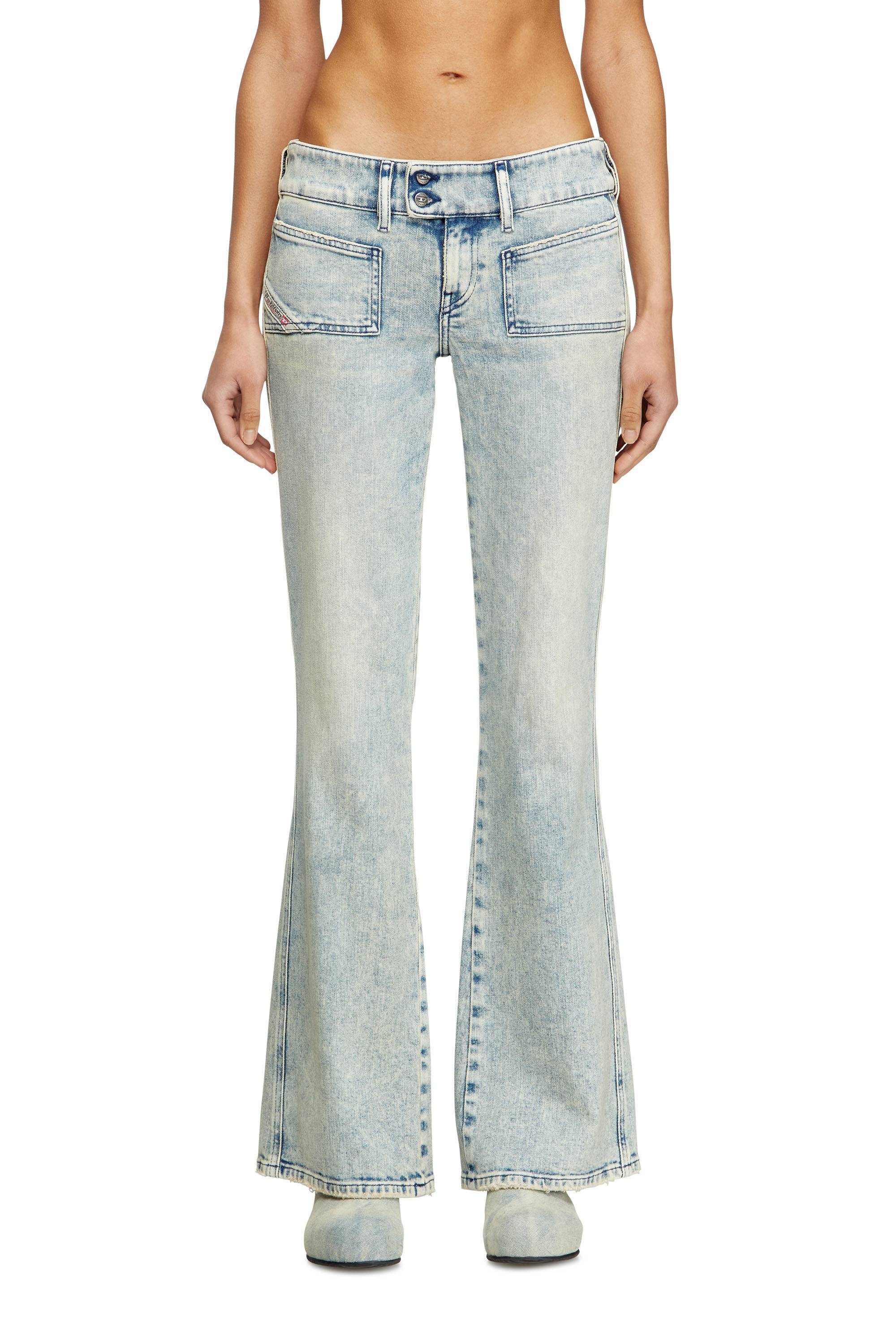Diesel - Woman's Bootcut Jeans D-Hush 09L27, Light Blue - 3