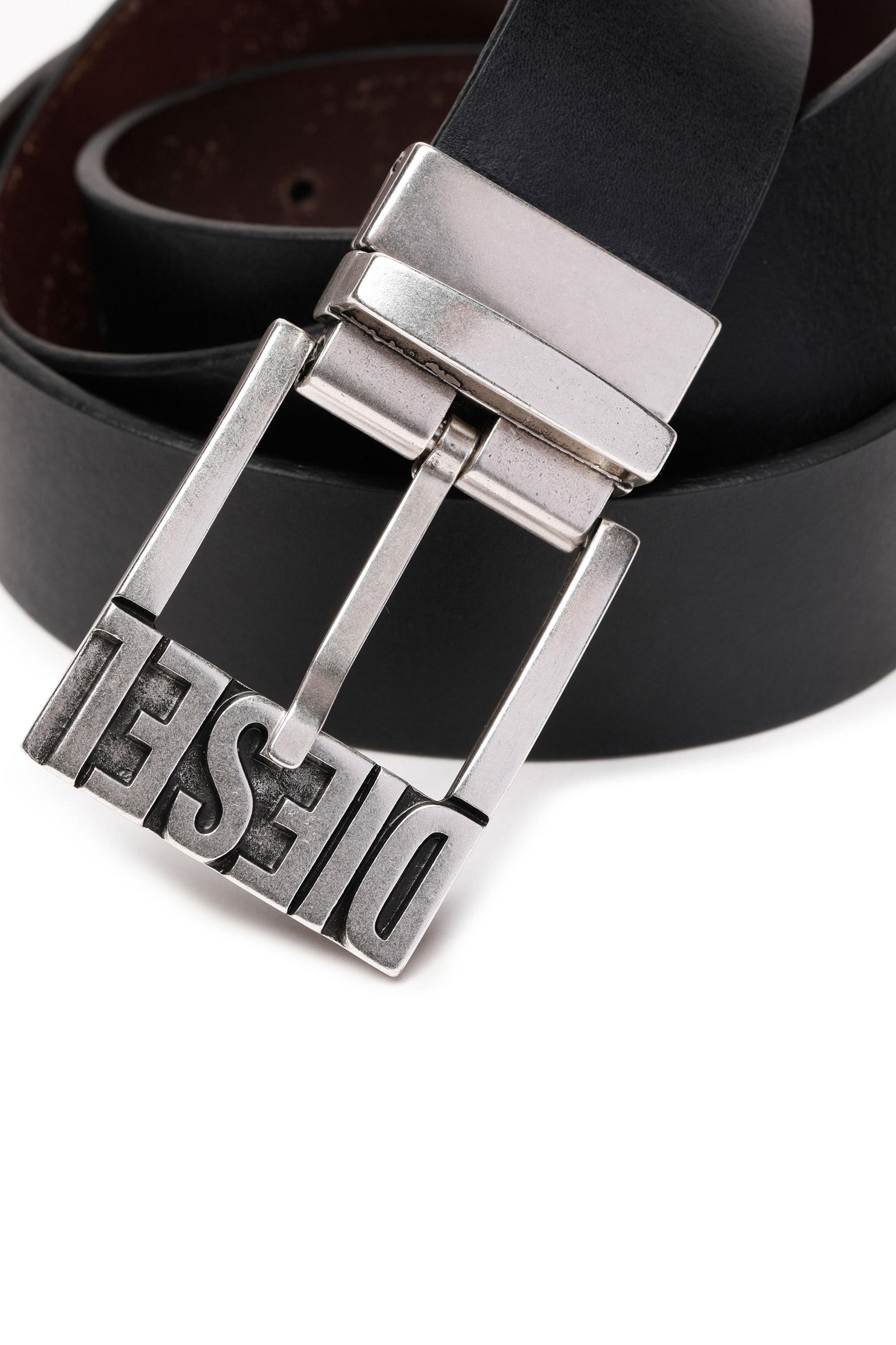 Diesel - B-SHIFT II, Man Reversible leather belt in Multicolor - Image 3