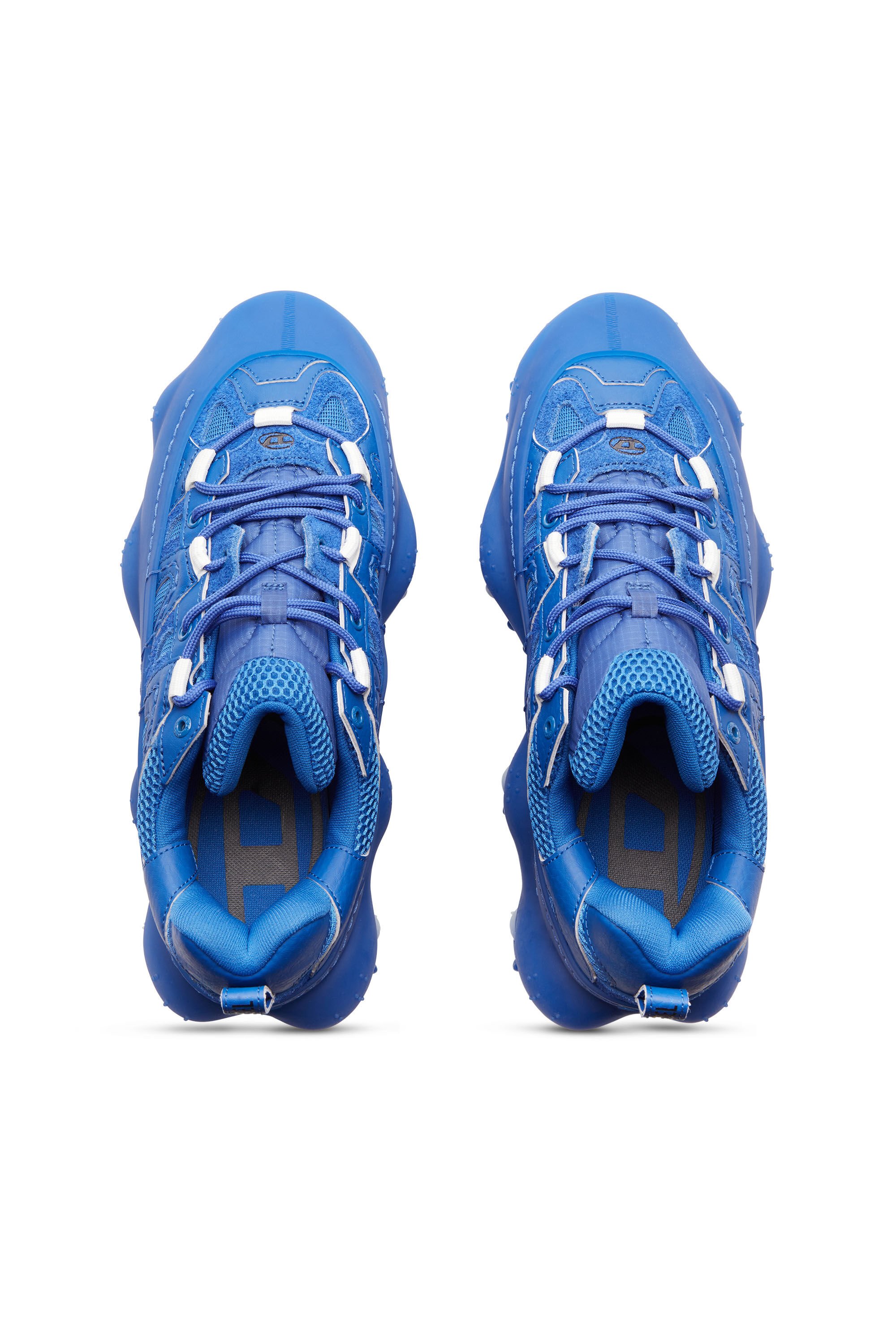 Diesel - S-PROTOTYPE P1, Man S-Prototype P1-Low-top sneakers with rubber overlay in Blue - Image 4