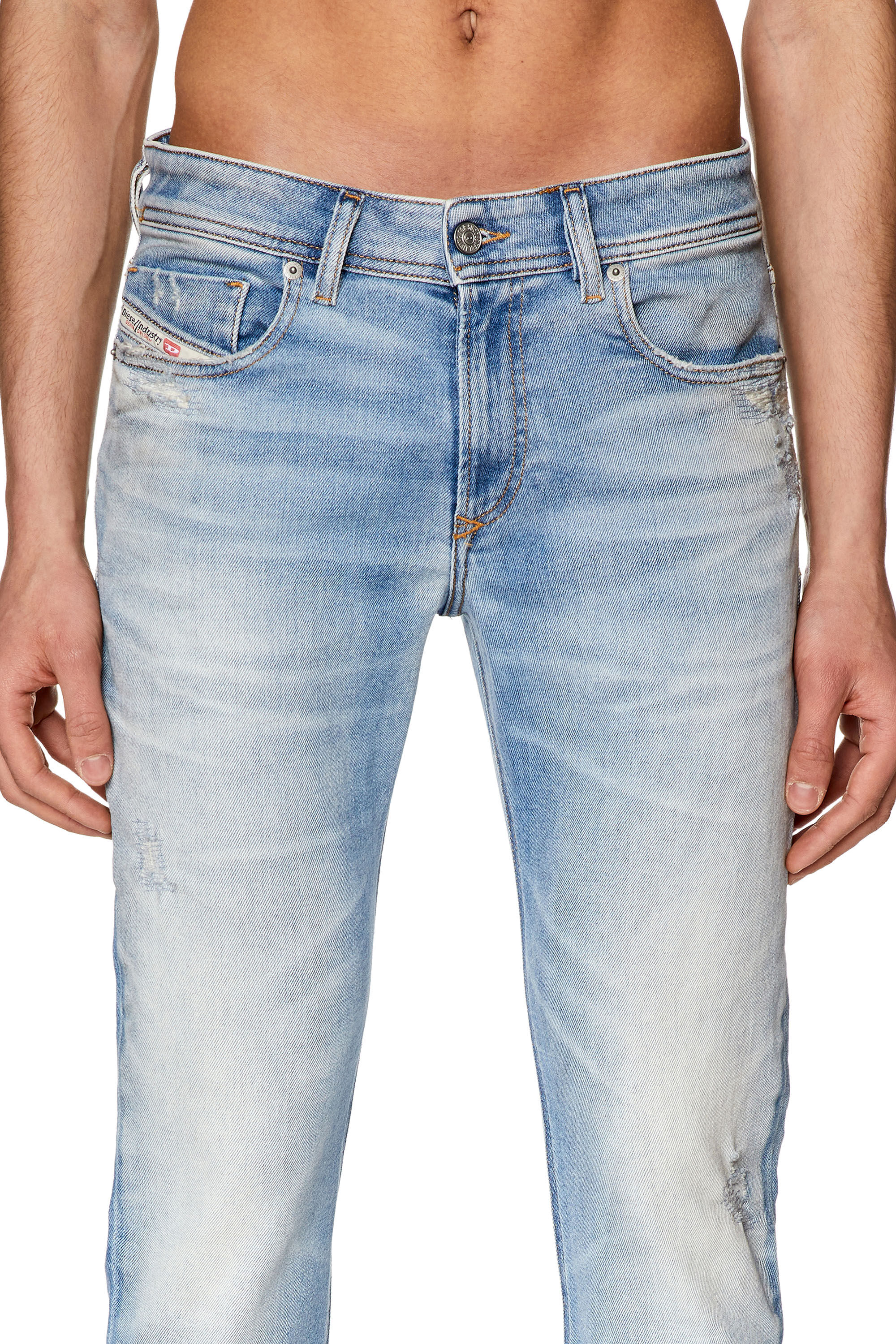 Men s Skinny Jeans Light blue Diesel 1979 Sleenker