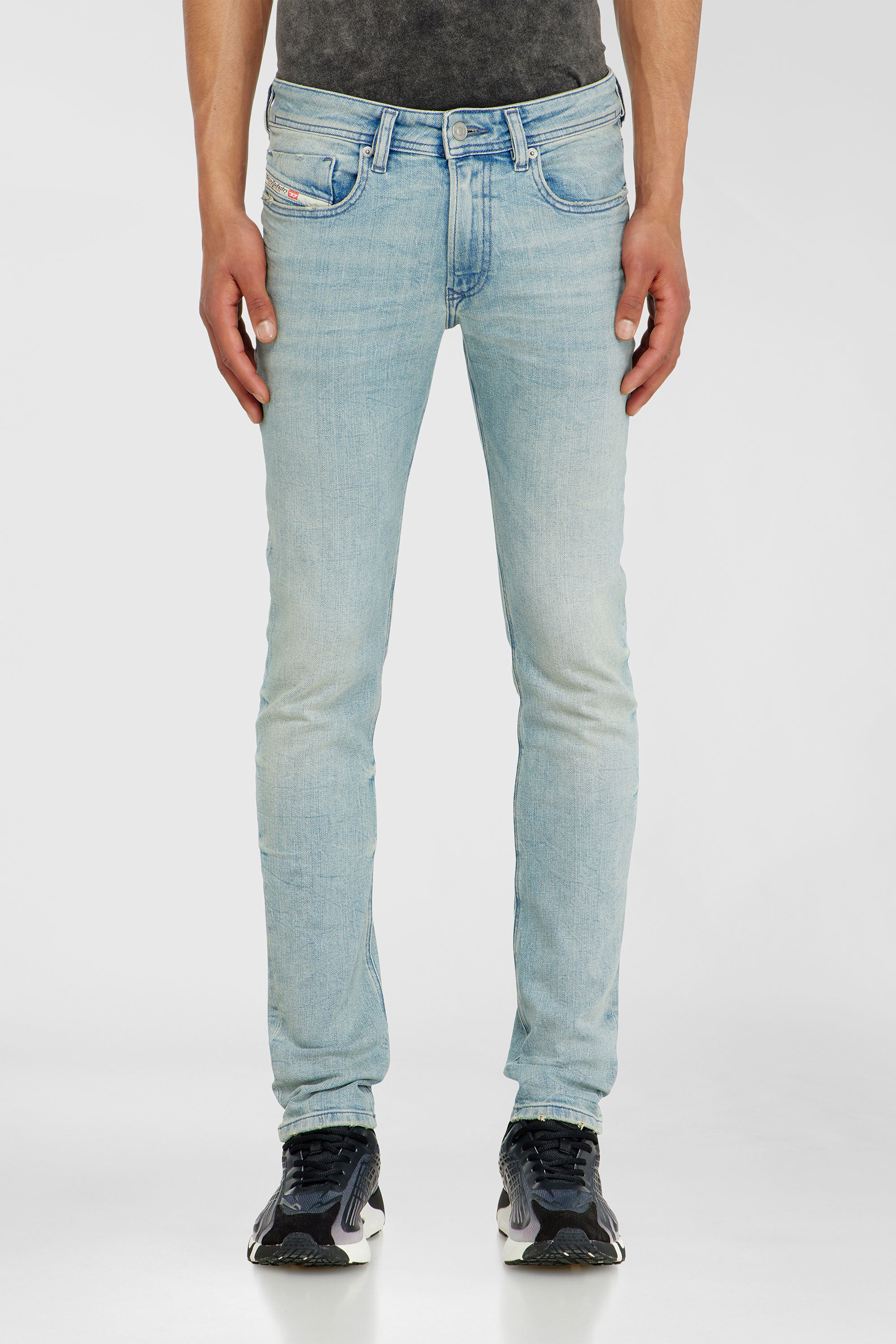 Diesel - Man's Skinny Jeans 1979 Sleenker 0KBBF, Light Blue - 4