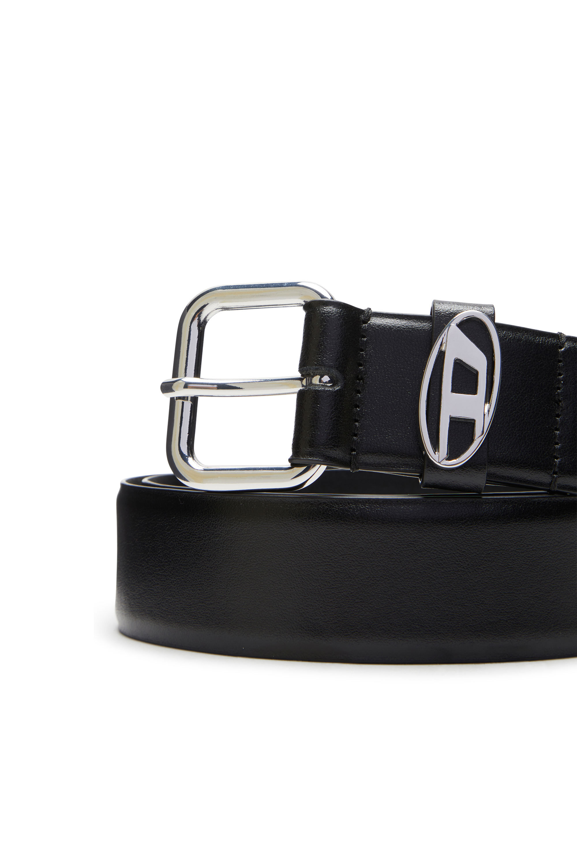 Diesel - B-1DR OVAL D LOOP, Black - Image 3