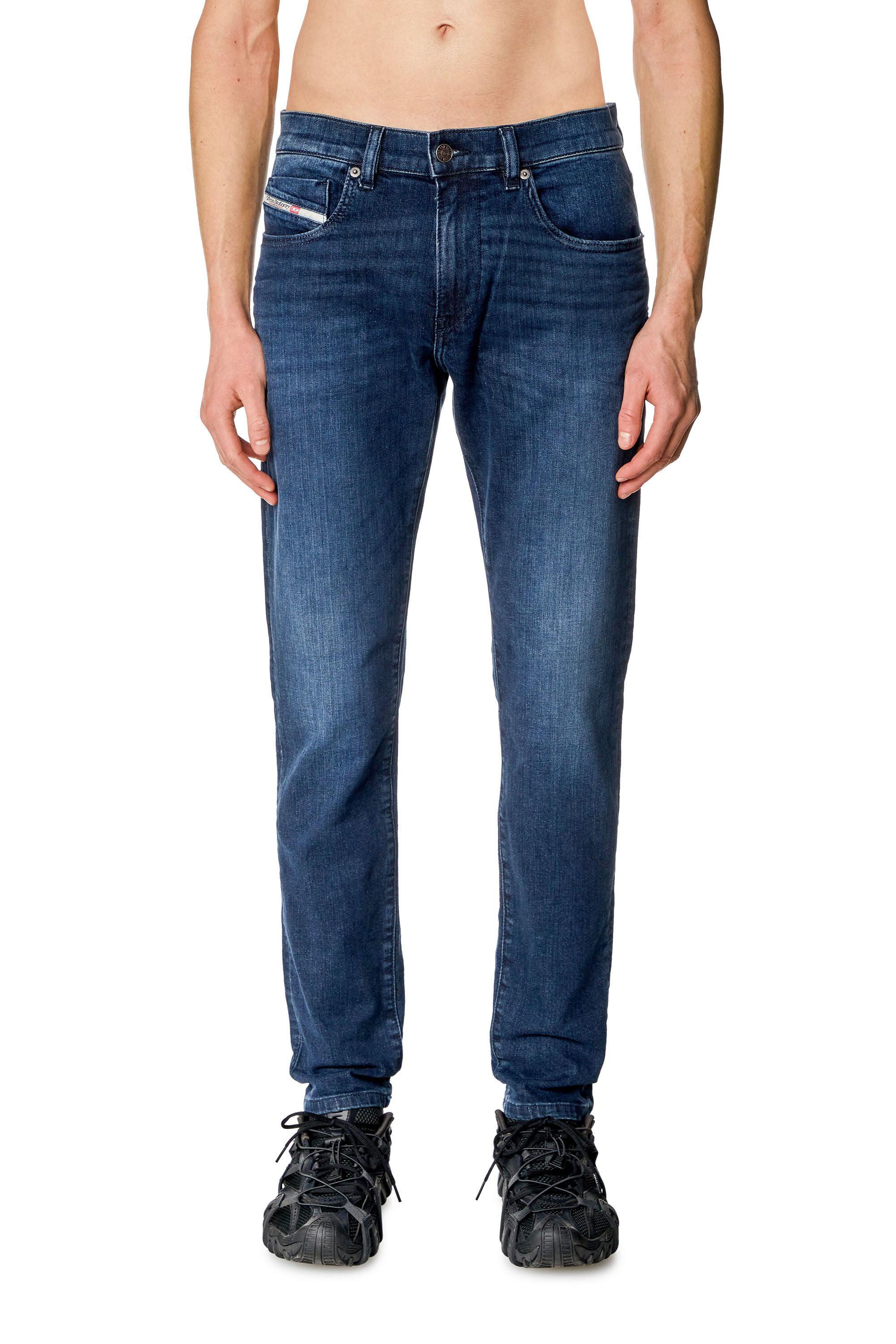 Diesel - Man Slim Jeans 2019 D-Strukt 0CNAA, Dark Blue - Image 3