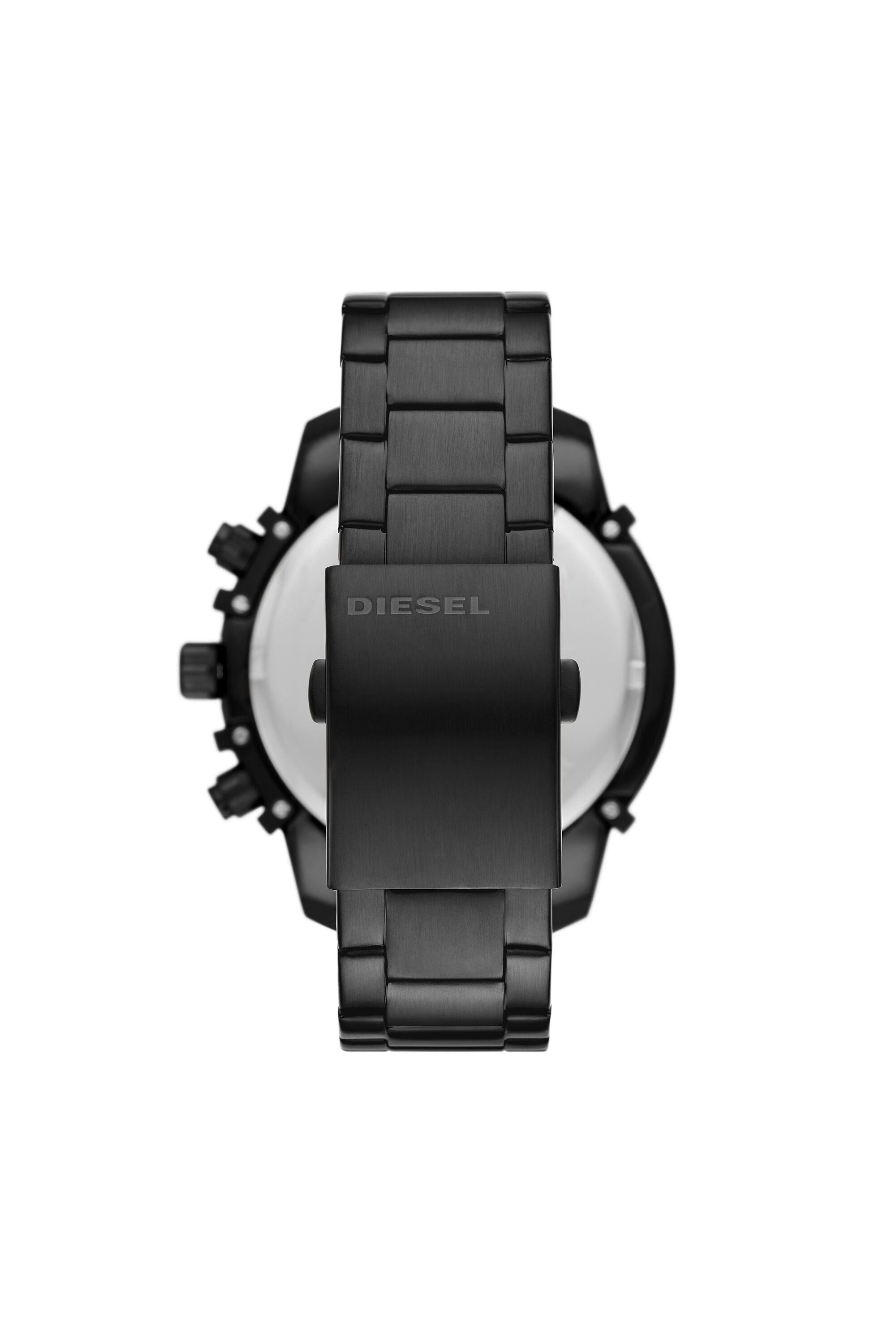 Diesel - DZ4578, Man Griffed Chronograph Stainless Steel Watch in Black - Image 2