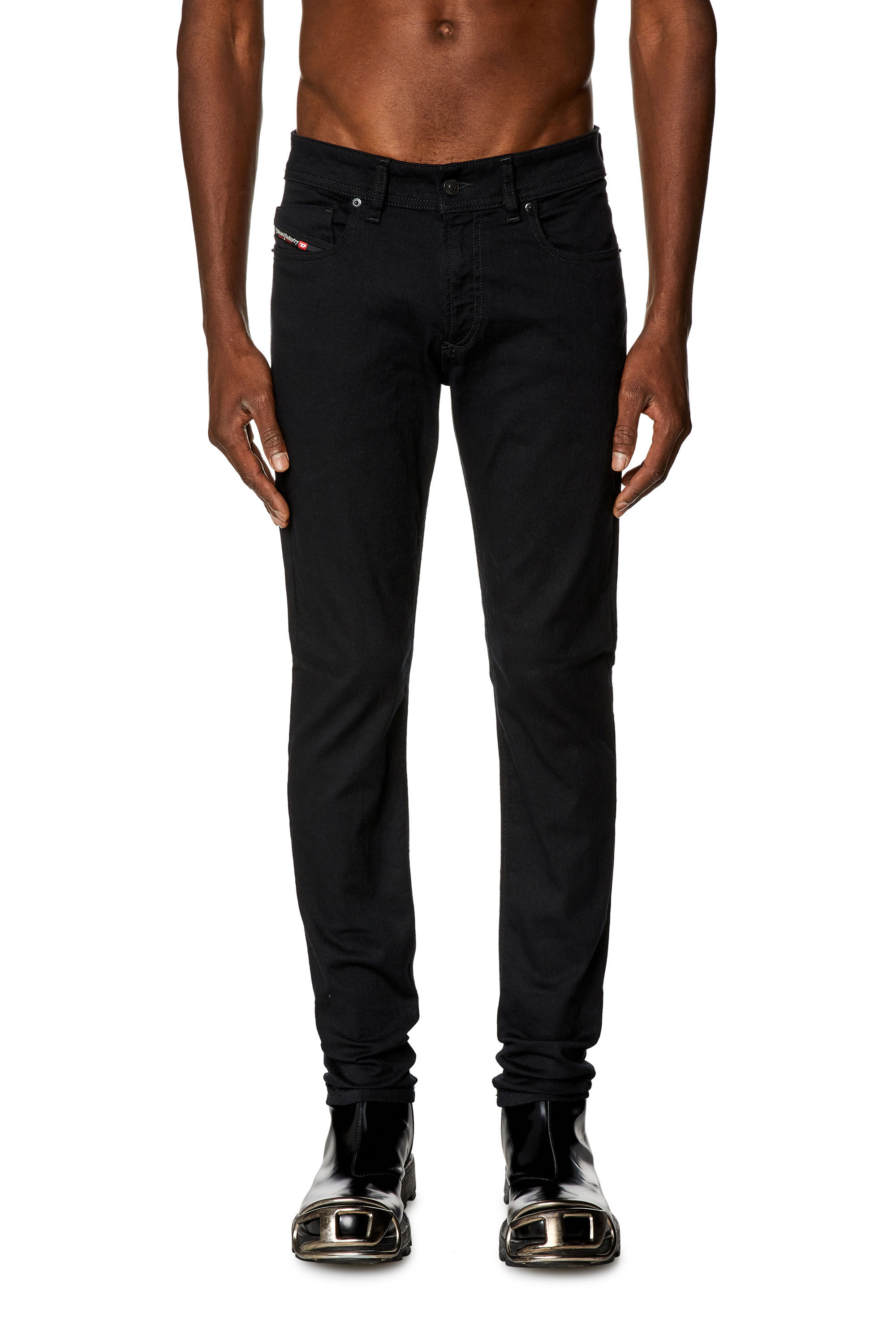 1979 SLEENKER Man Skinny Jeans low waist Black Dark grey Diesel