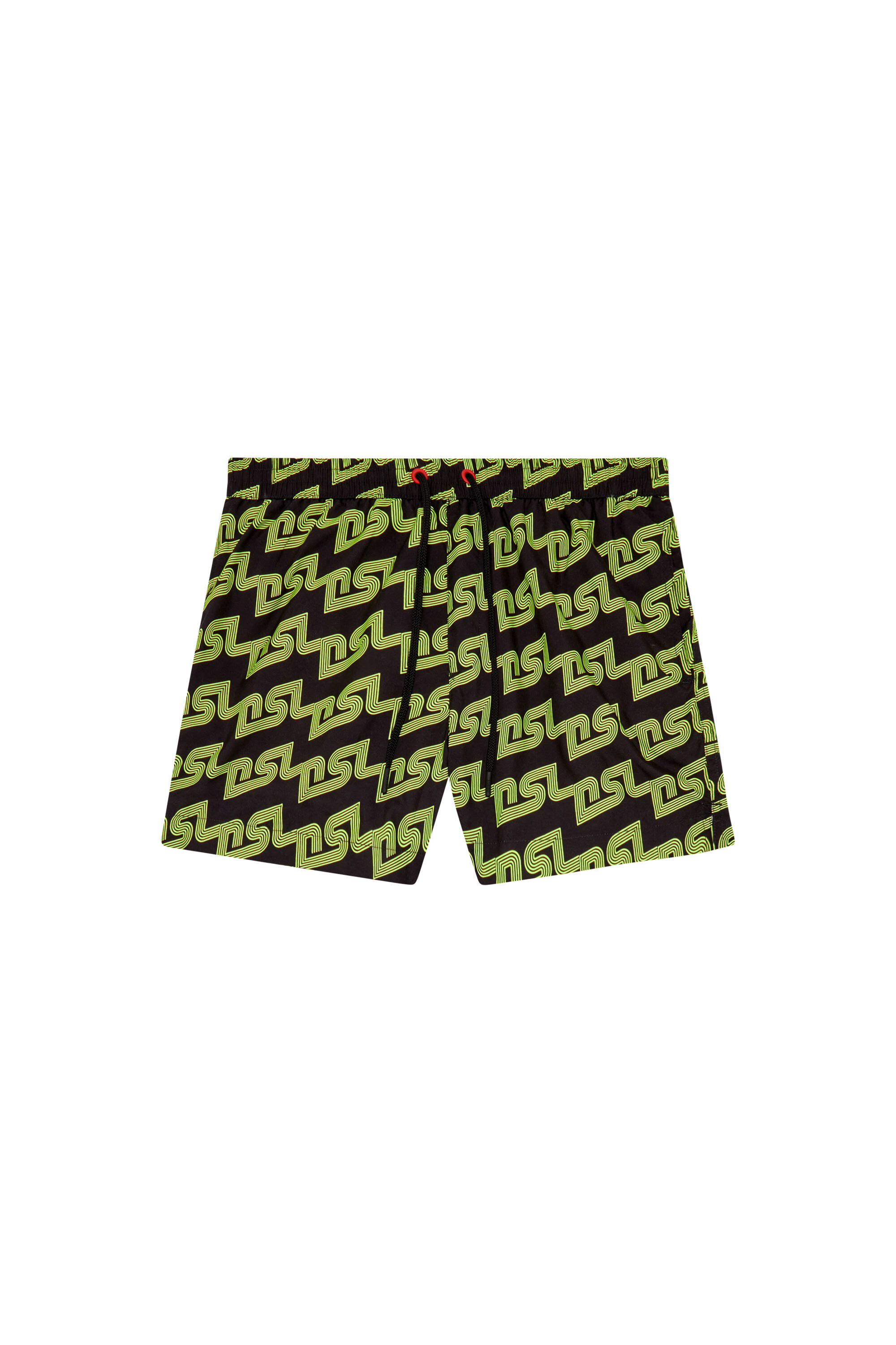 Diesel - BMBX-KEN-37, Man Mid-length swim shorts with DSL print in Multicolor - Image 5