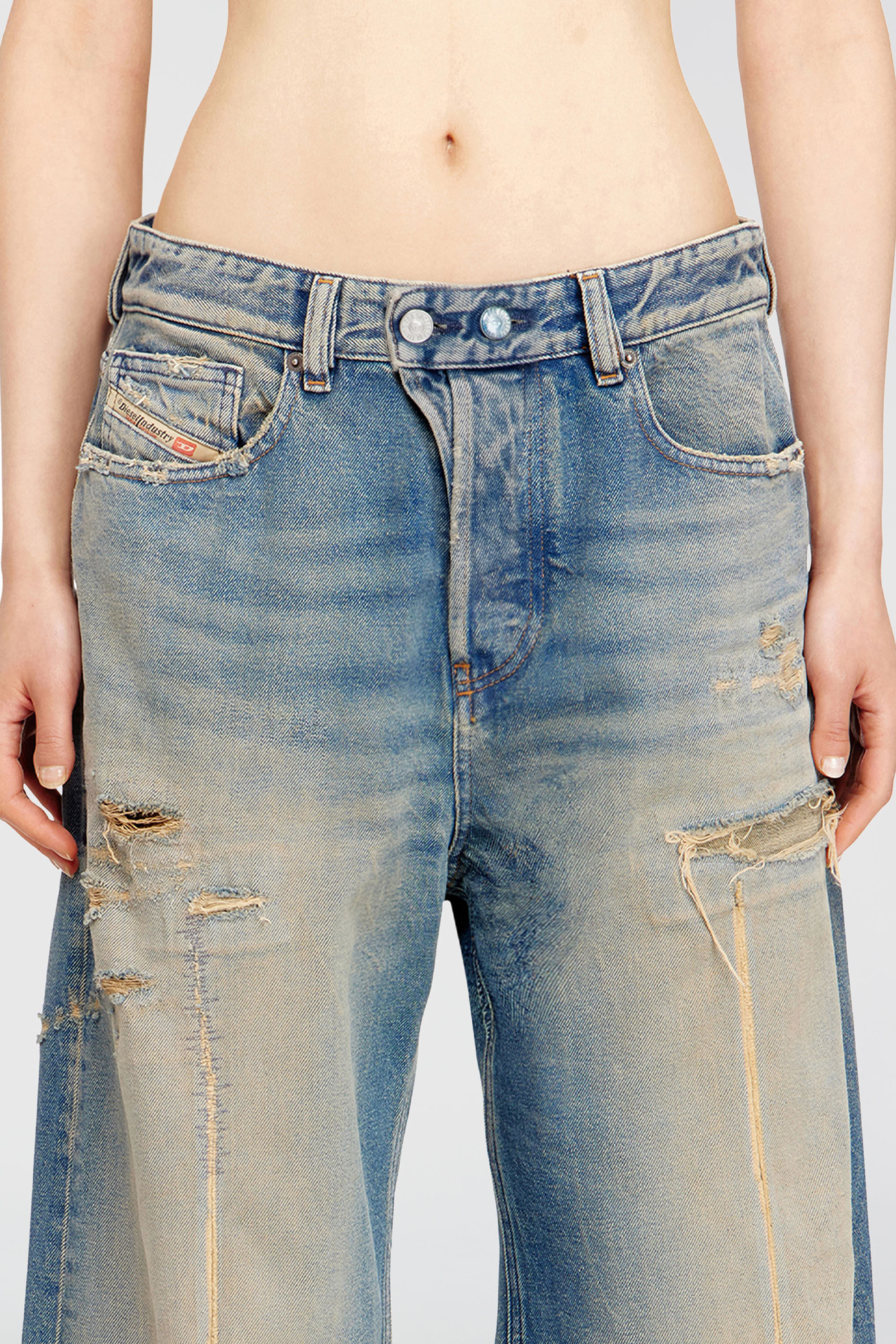 Diesel - Unisex's Relaxed Jeans 1996 D-Sire 09N29, Medium blue - 7