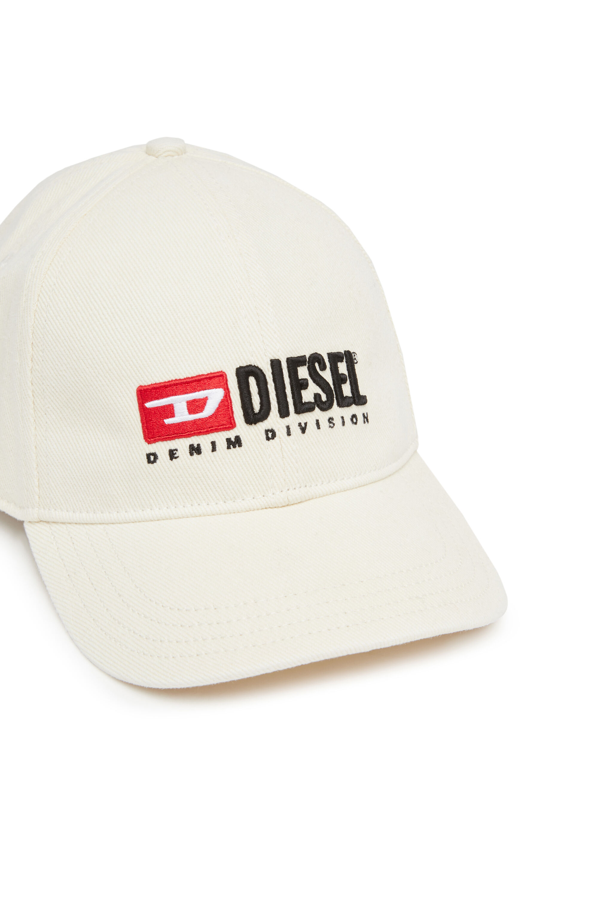 Diesel - CORRY-DIV-WASH, Man Baseball cap with logo embroidery in White - Image 3
