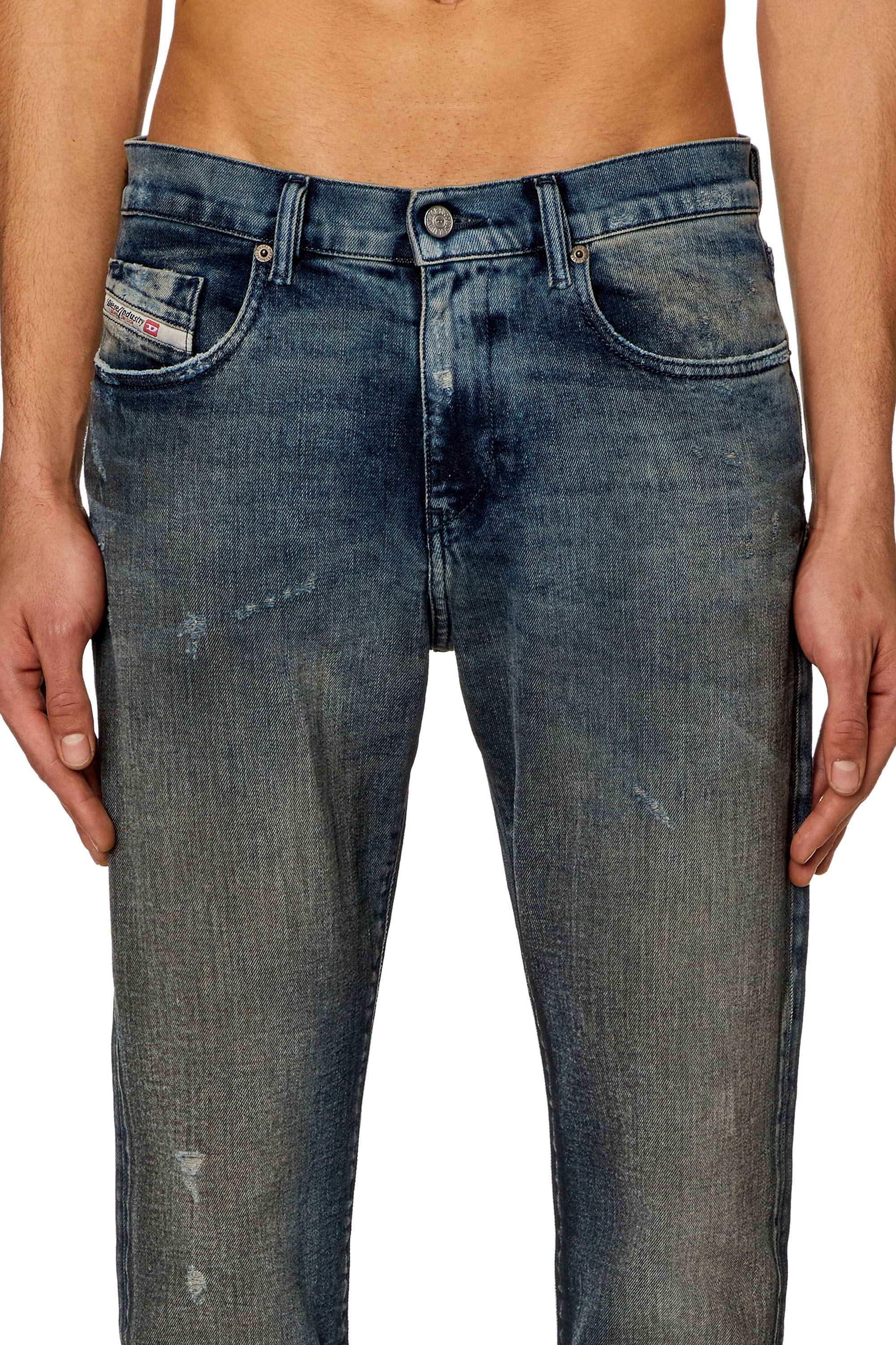 Diesel - Man Slim Jeans 2019 D-Strukt 09H54, Dark Blue - Image 5
