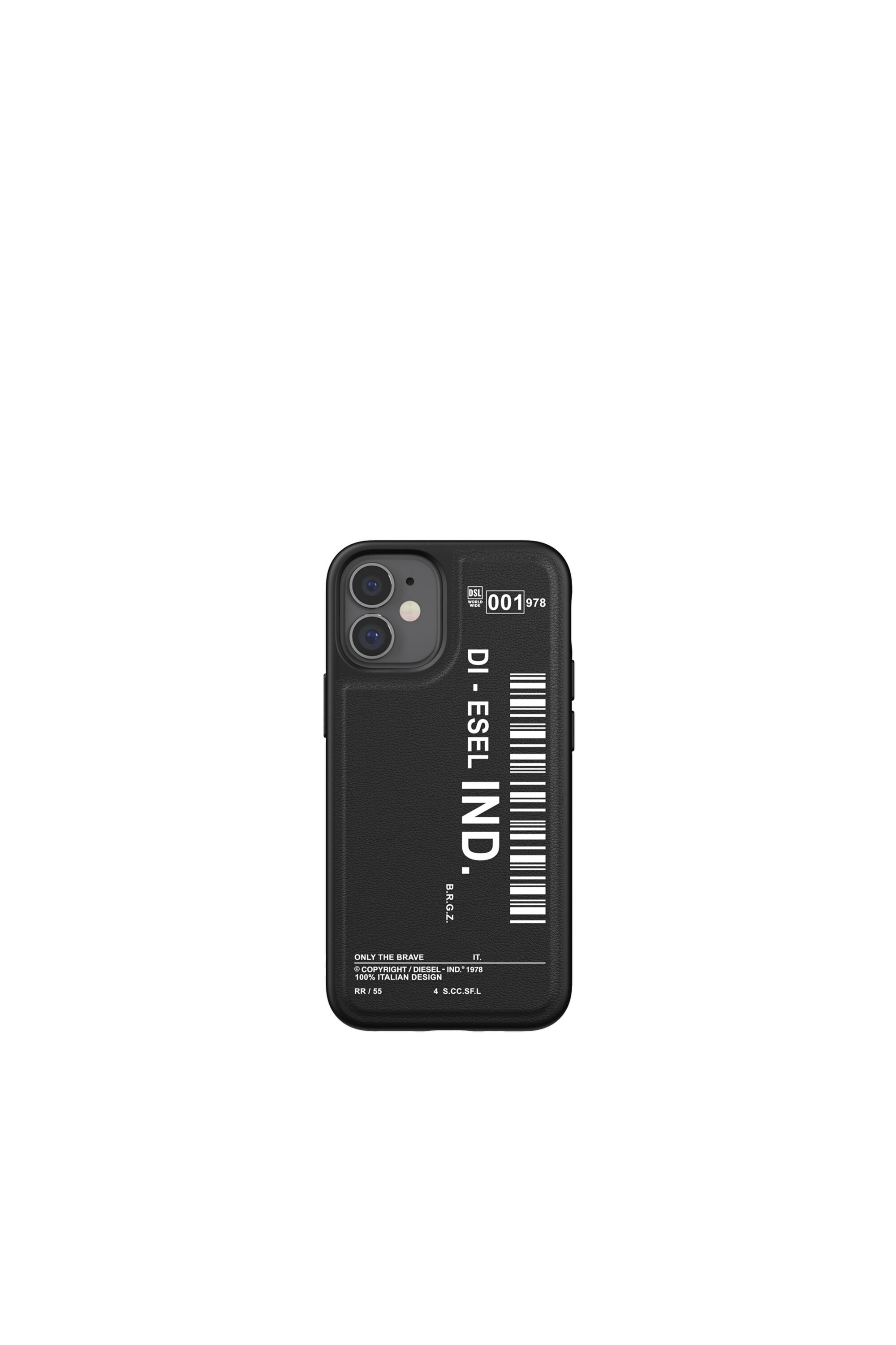 Diesel - 42488 STANDARD CASE, Unisex Moulded Case Core for iPhone 12 Mini in Black - Image 2