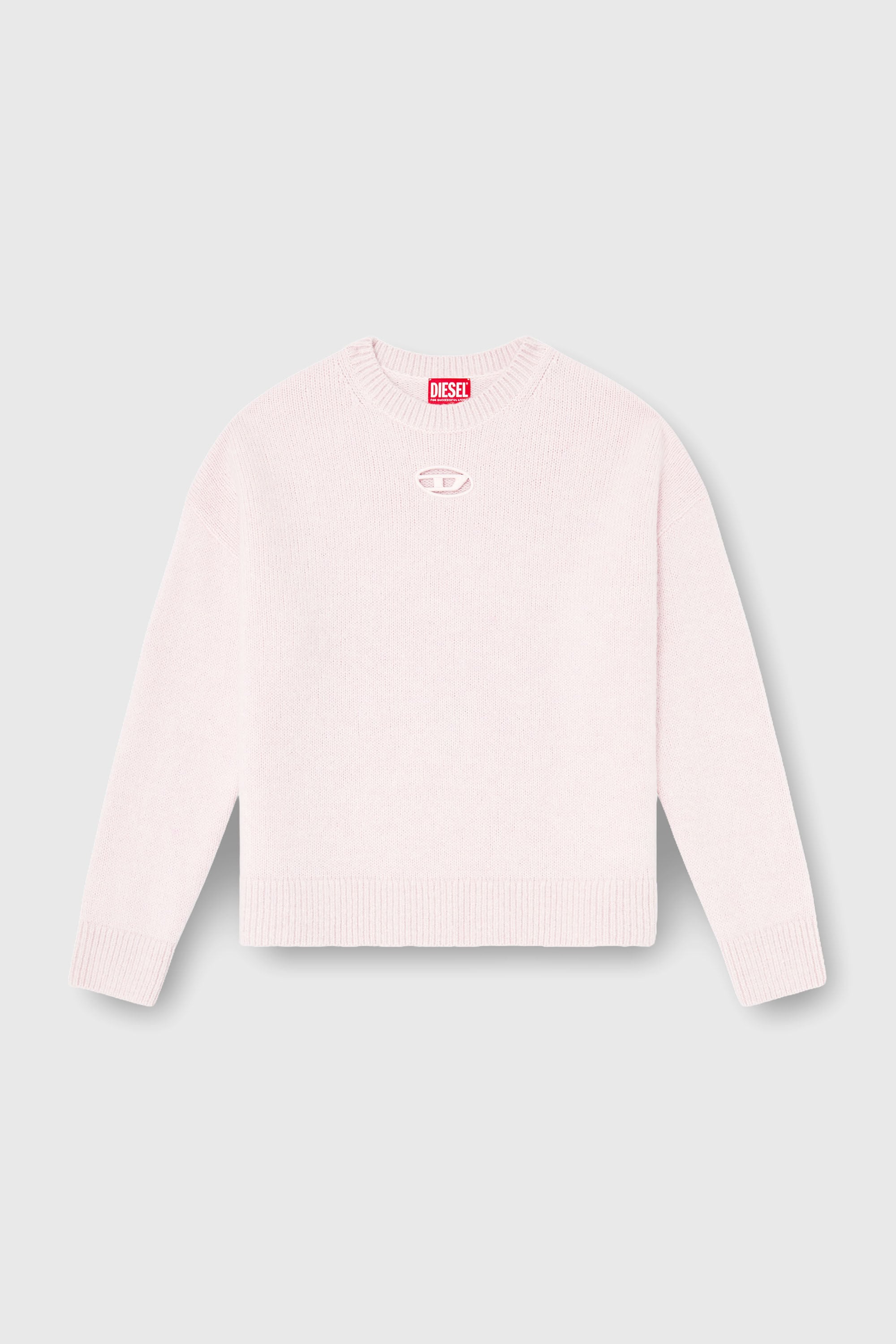 Diesel - M-AREETA, Woman's Jumper in wool and alpaca blend in Pink - 2